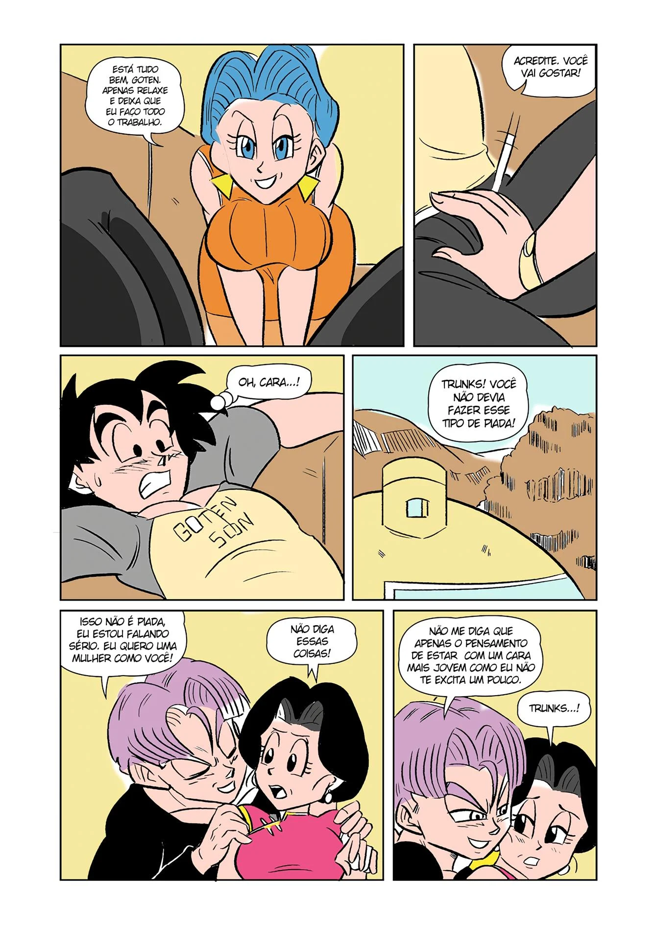 Trocando de M&atilde;es &ndash; Dragon Ball Hentai &ndash; Tradu&ccedil;&atilde;o revisada