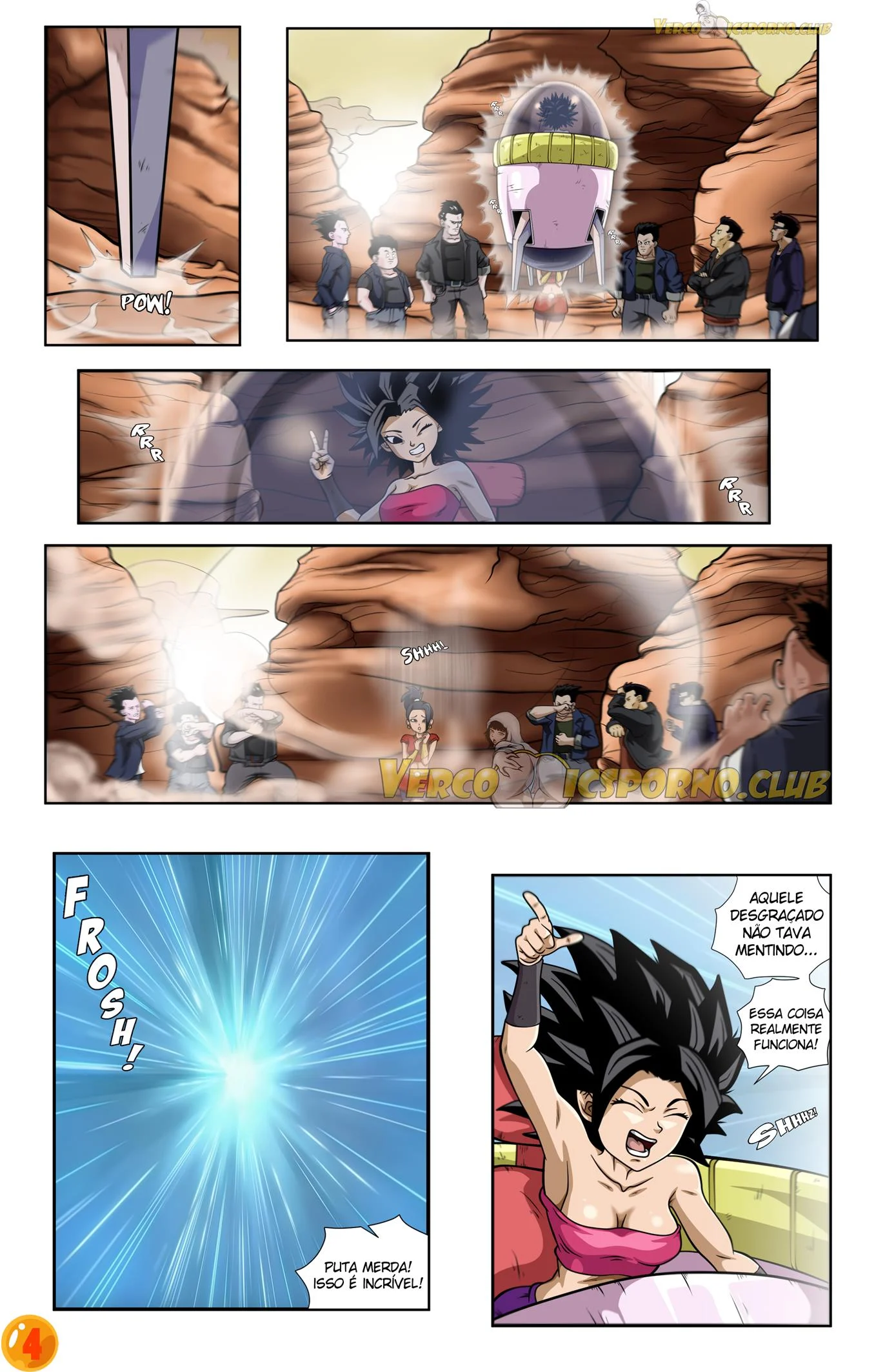 Trunks e Caulifla &ndash; Caulifla Hentai &ndash; Completo e traduzido