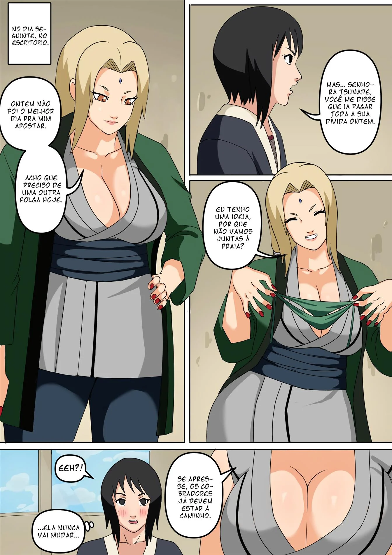Tsunade e Ino Hentai &ndash; Sexo Grupal &ndash; Hentai em Portugu&ecirc;s