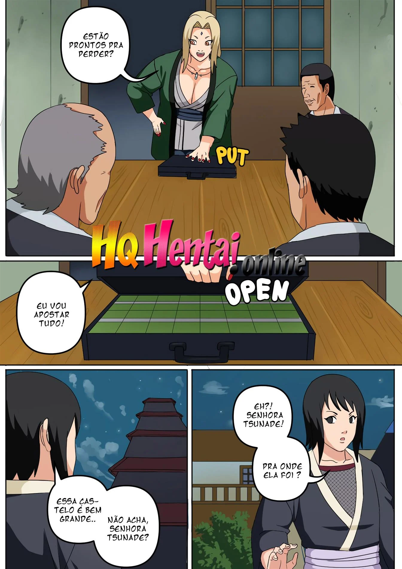Tsunade e Ino Hentai &ndash; Sexo Grupal &ndash; Hentai em Portugu&ecirc;s