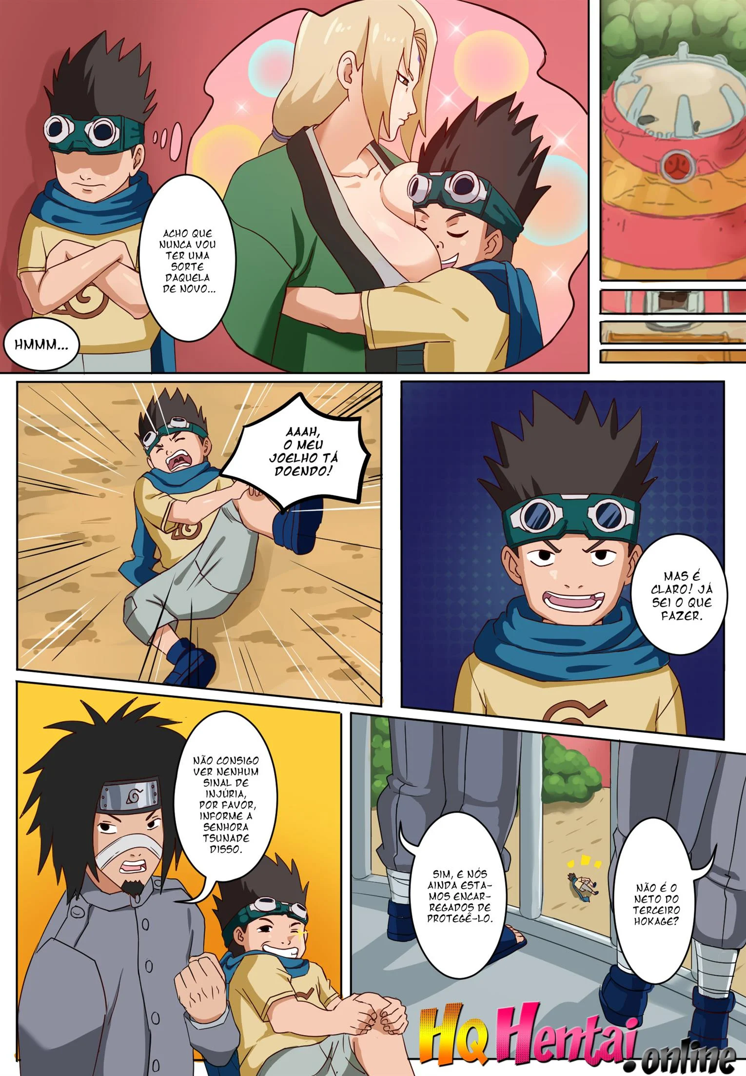 Tsunade e Konohamaru – Bundão – Quadrinho em Português PT-BR Tsunade e Konohamaru – Bundão – Quadrinho em Português PT-BR