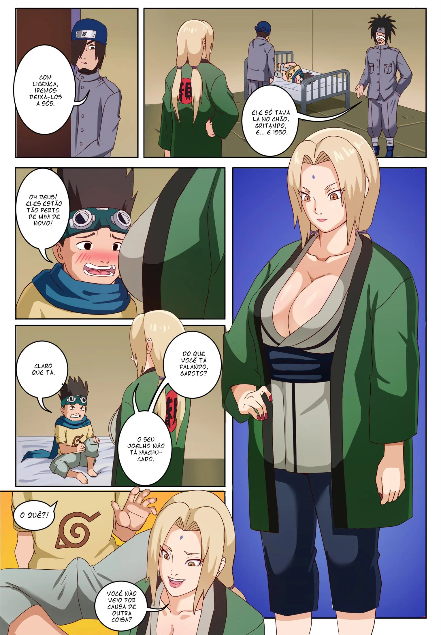 Tsunade e Konohamaru – Bundão – Quadrinho em Português PT-BR Tsunade e Konohamaru – Bundão – Quadrinho em Português PT-BR