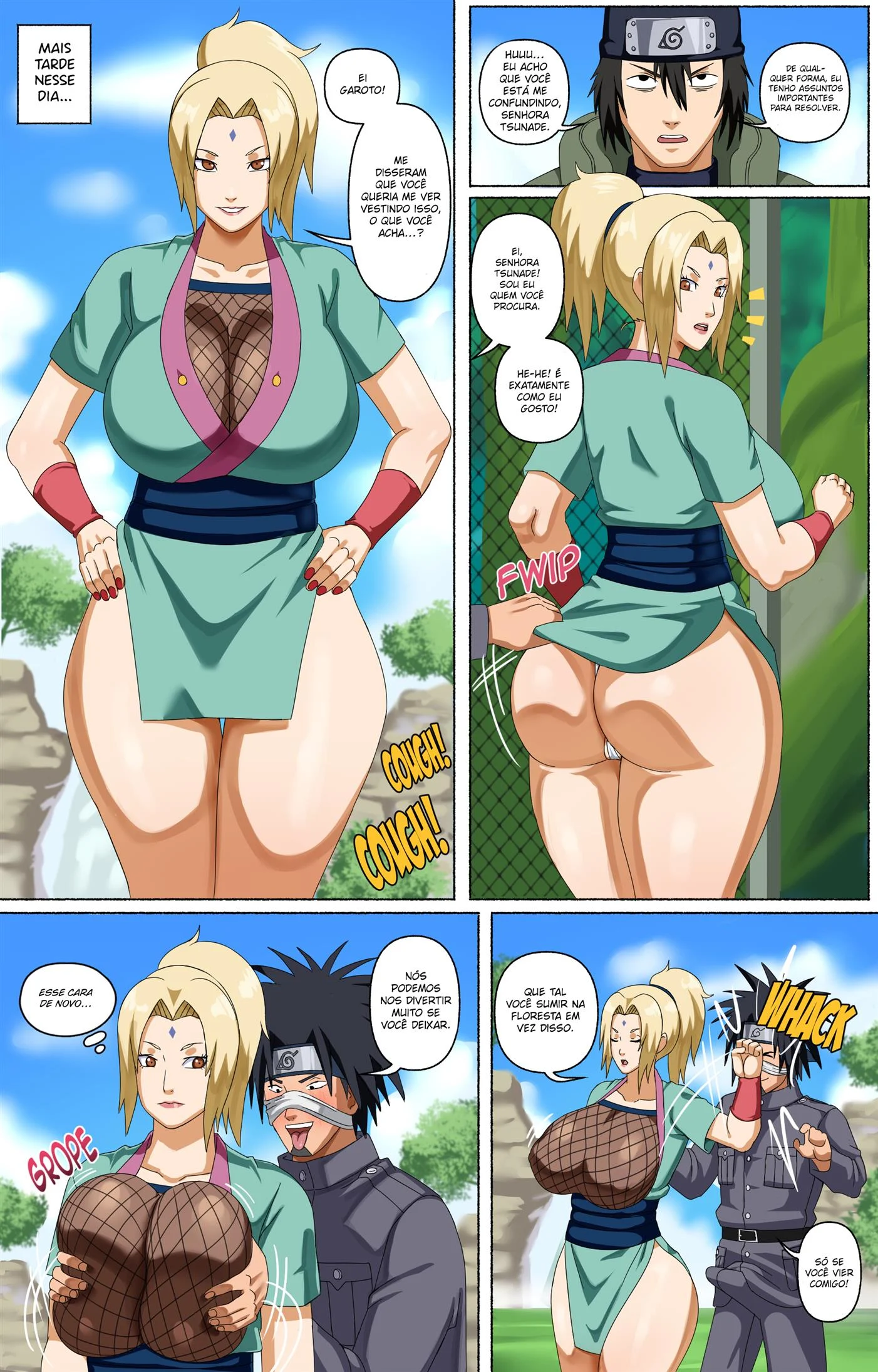 Tsunade e seus assistentes &ndash; Hentai &ndash; Ler Quadrinho Completos