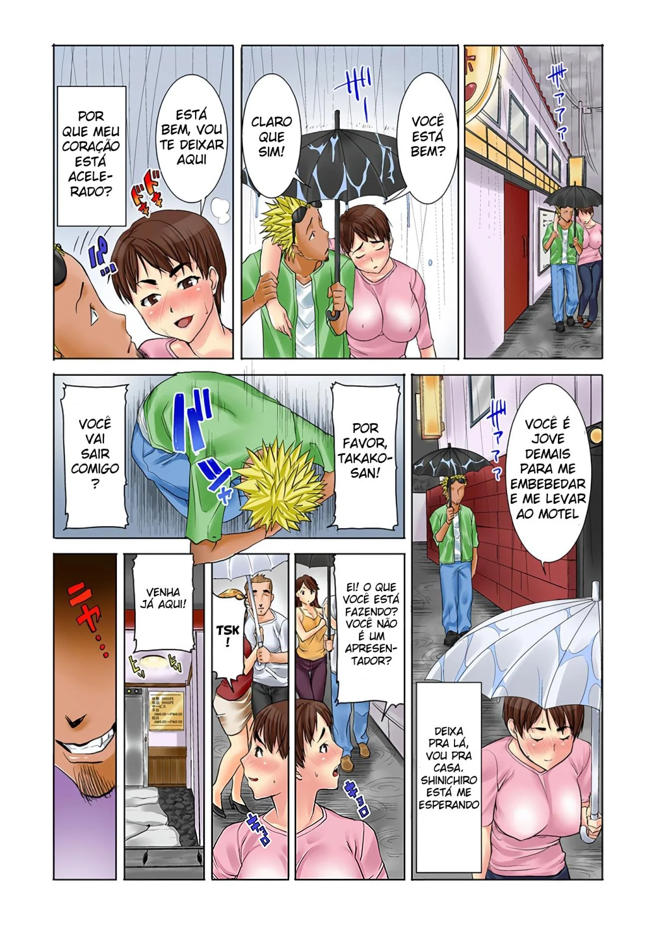 Tudo para foder a milf gostosa &ndash; Exibicionismo &ndash; Quadrinho De Sexo Em PT-BR