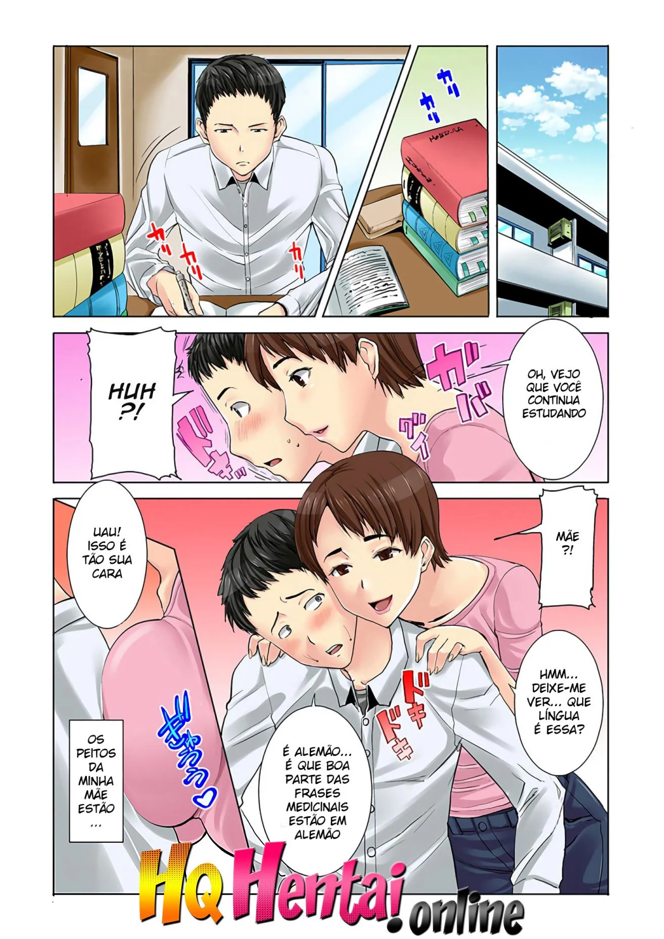 Tudo para foder a milf gostosa &ndash; Exibicionismo &ndash; Quadrinho De Sexo Em PT-BR