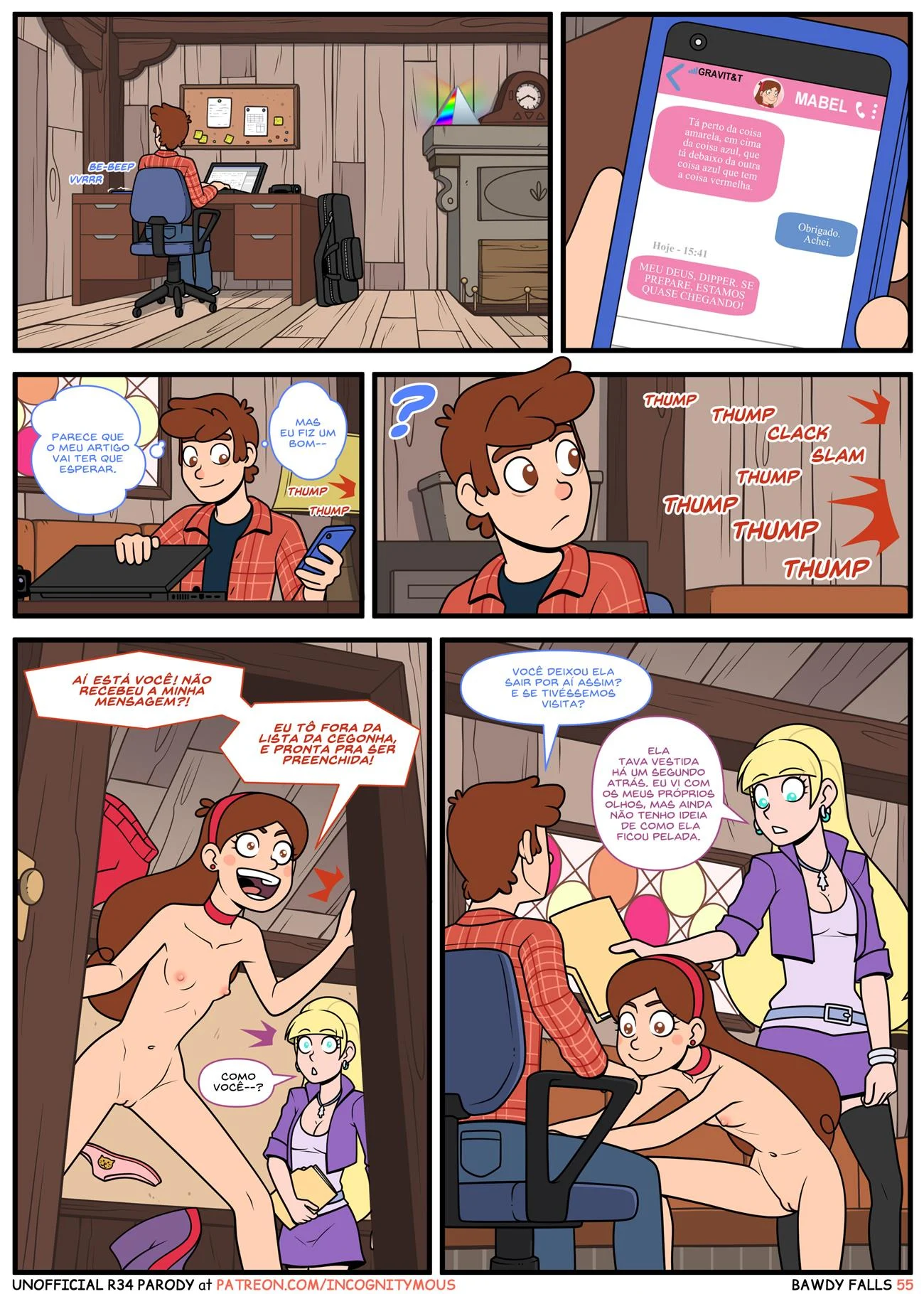 Um ver&atilde;o pervertido &ndash; Exibicionismo &ndash; Ler Quadrinho Porno PT-BR