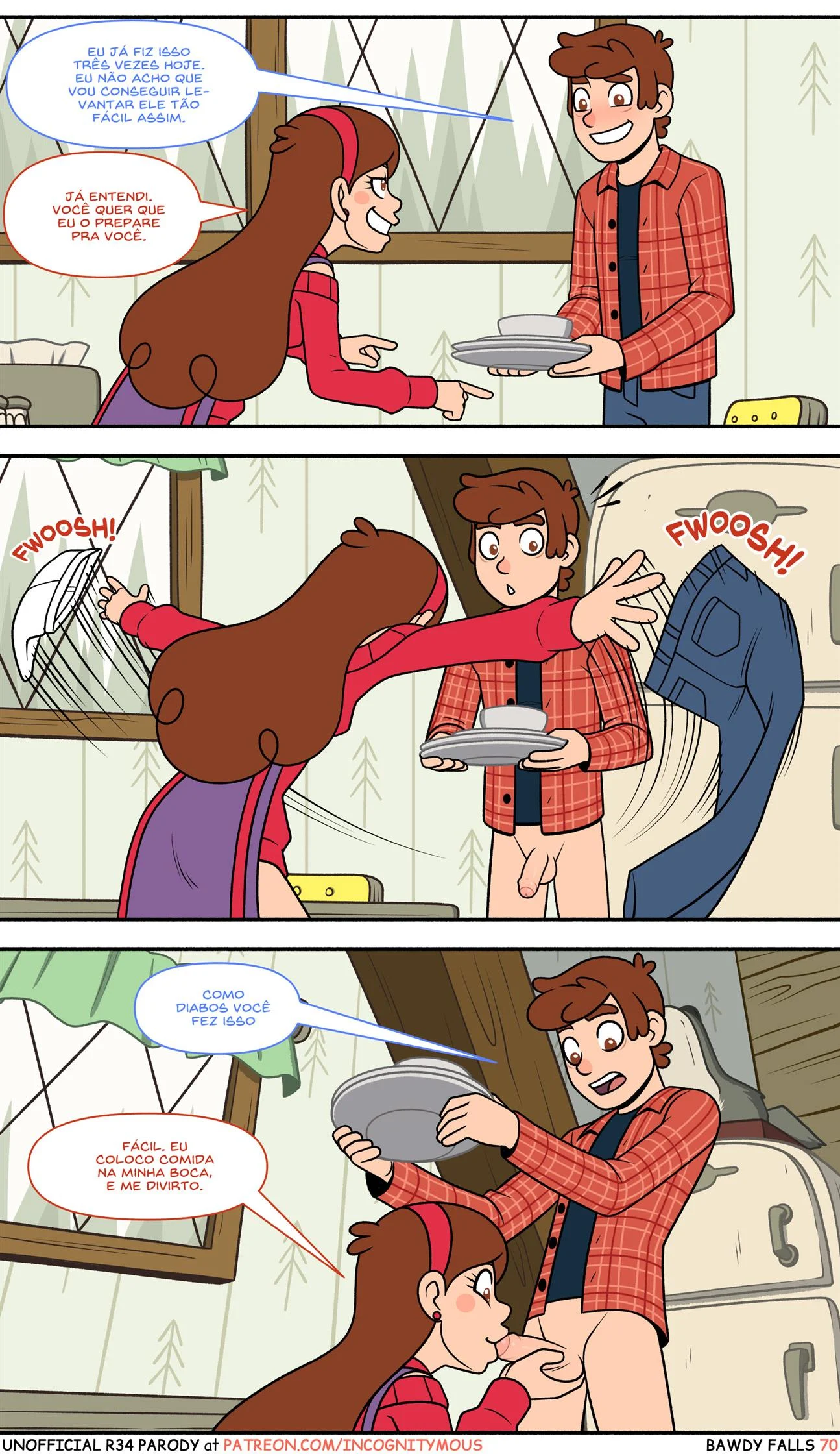 Um ver&atilde;o pervertido &ndash; Exibicionismo &ndash; Ler Quadrinho Porno PT-BR