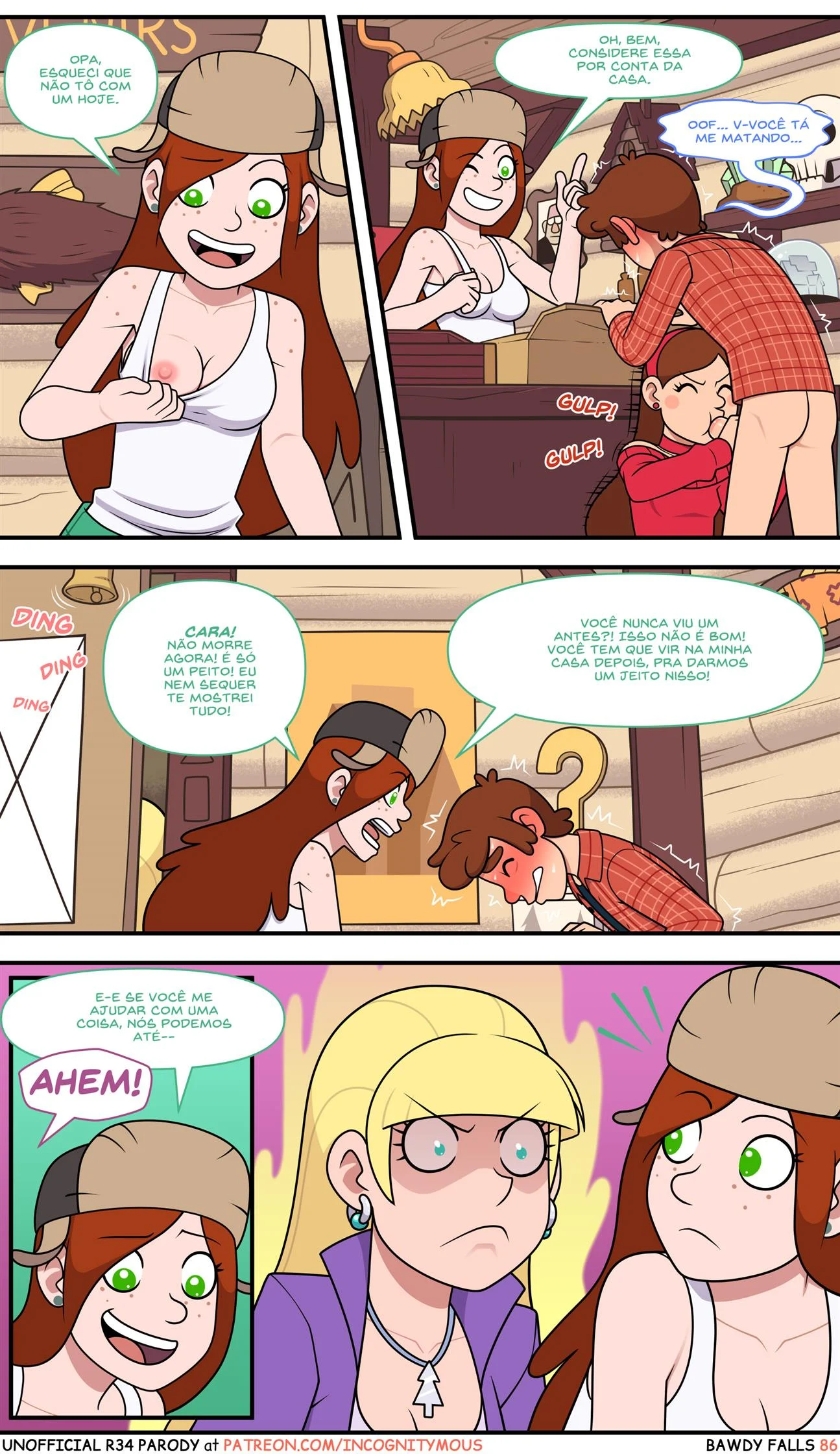 Um ver&atilde;o pervertido &ndash; Exibicionismo &ndash; Ler Quadrinho Porno PT-BR