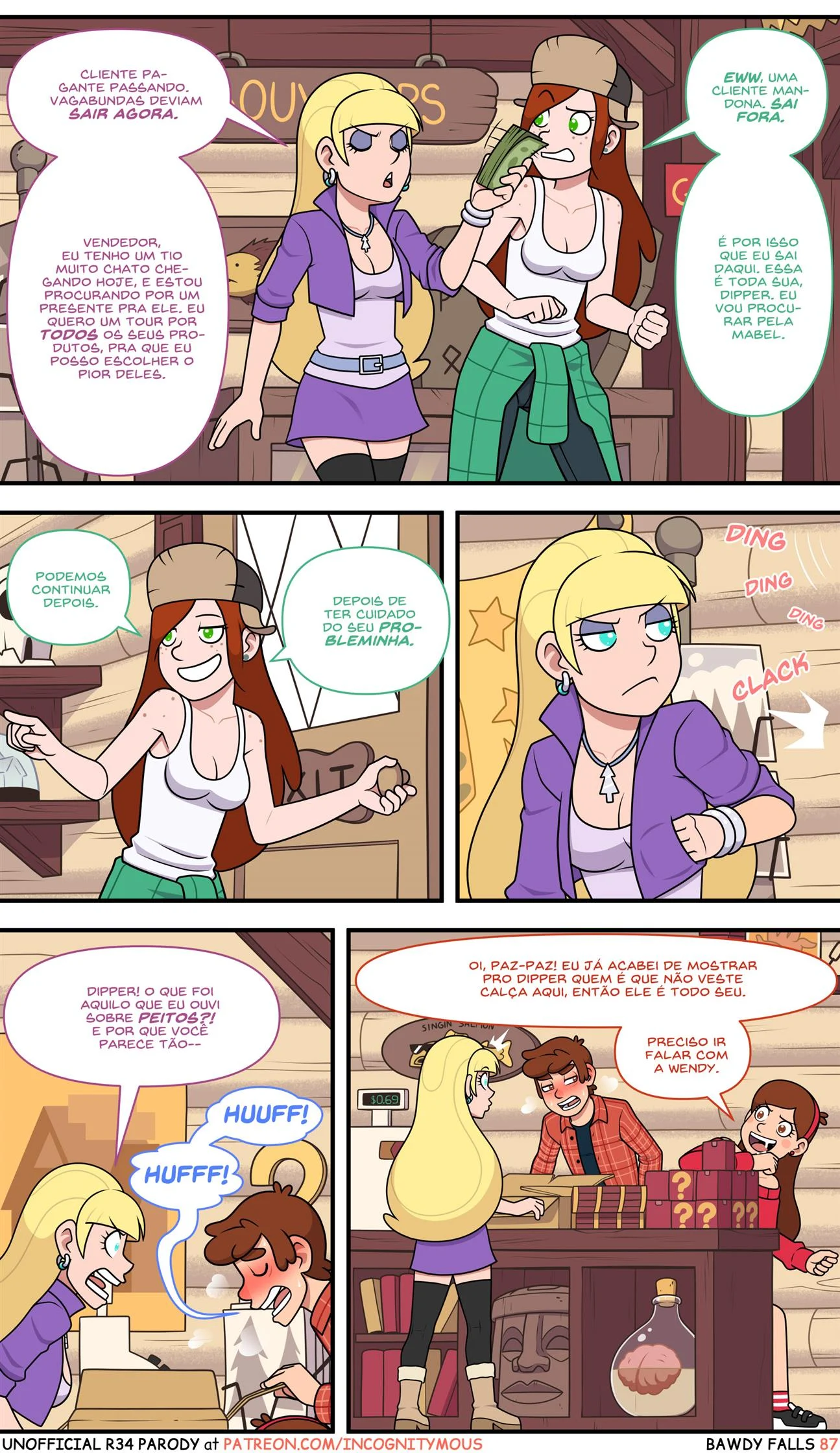 Um ver&atilde;o pervertido &ndash; Exibicionismo &ndash; Ler Quadrinho Porno PT-BR