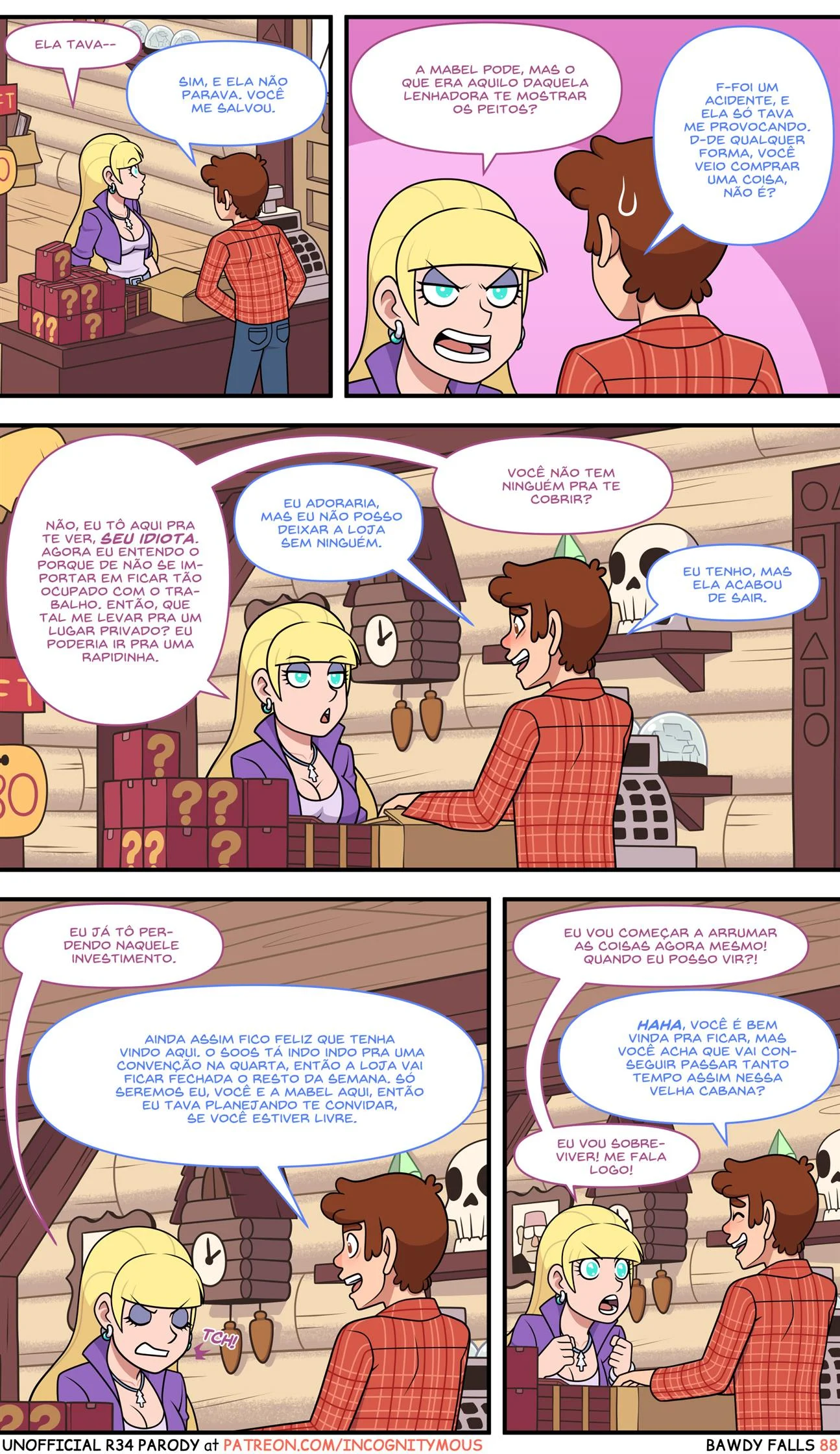 Um ver&atilde;o pervertido &ndash; Exibicionismo &ndash; Ler Quadrinho Porno PT-BR