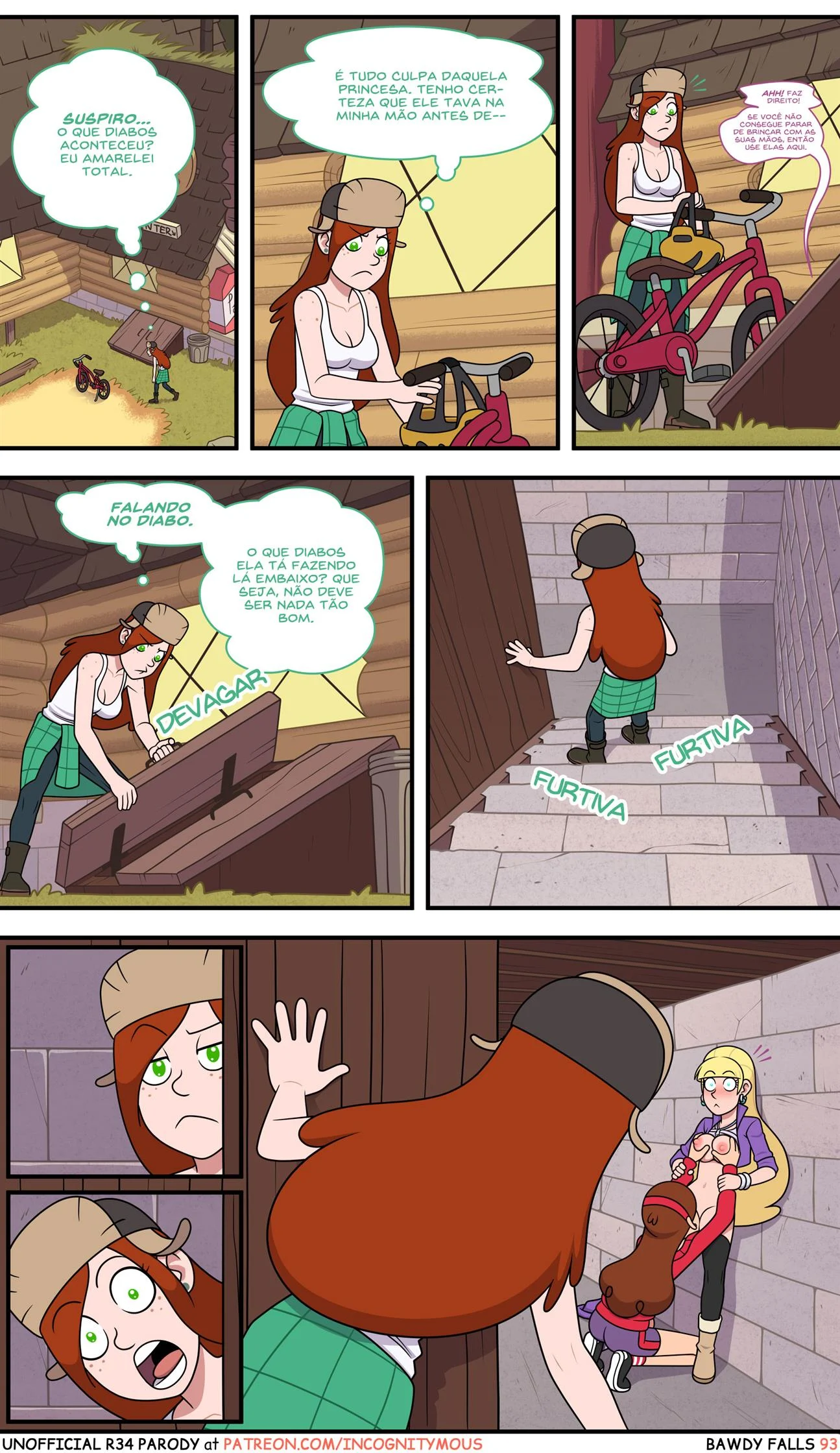 Um ver&atilde;o pervertido &ndash; Exibicionismo &ndash; Ler Quadrinho Porno PT-BR