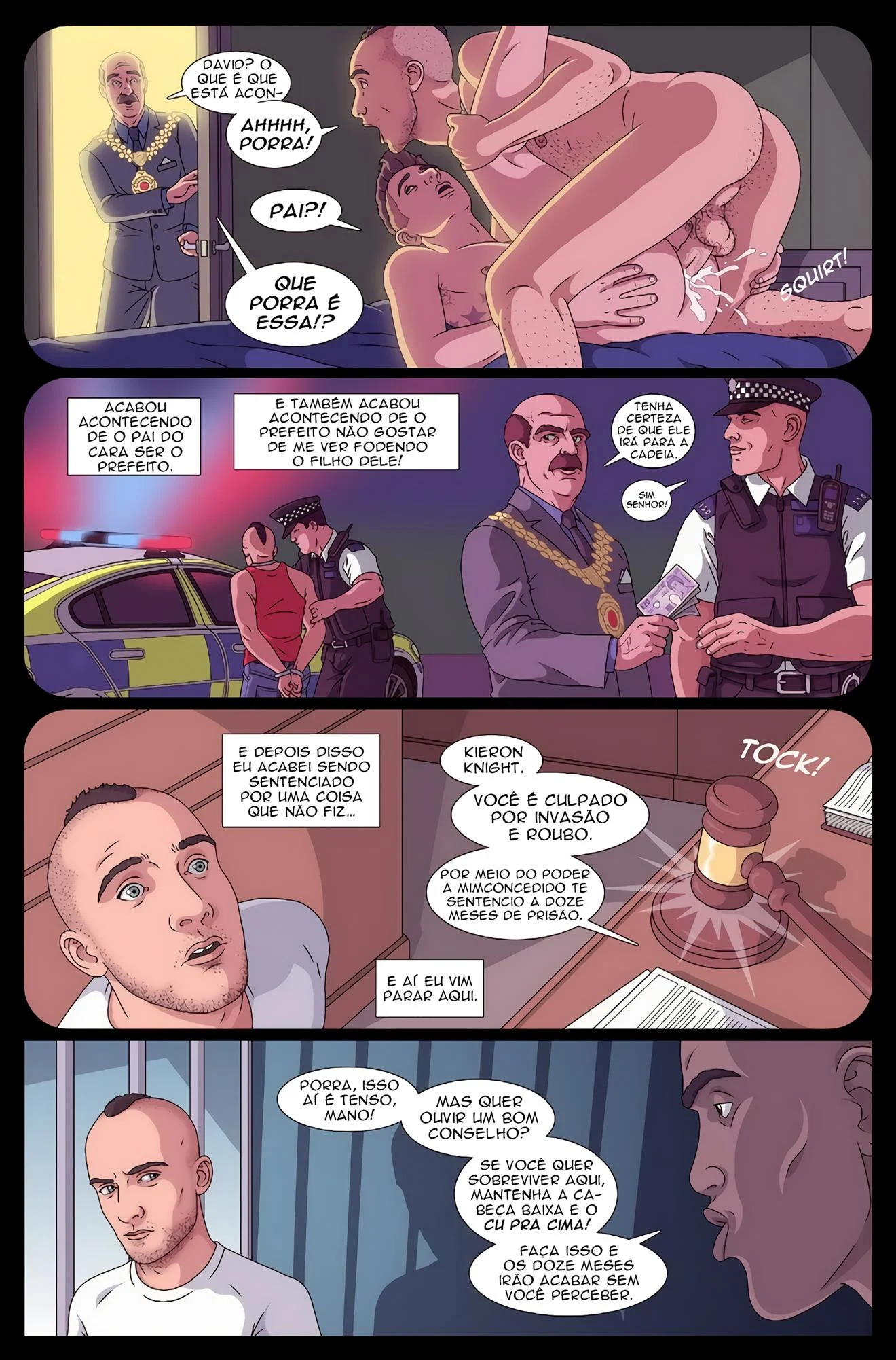 Virando Putinha na Pris&atilde;o &ndash; Gozando Dentro &ndash; Completo e traduzido