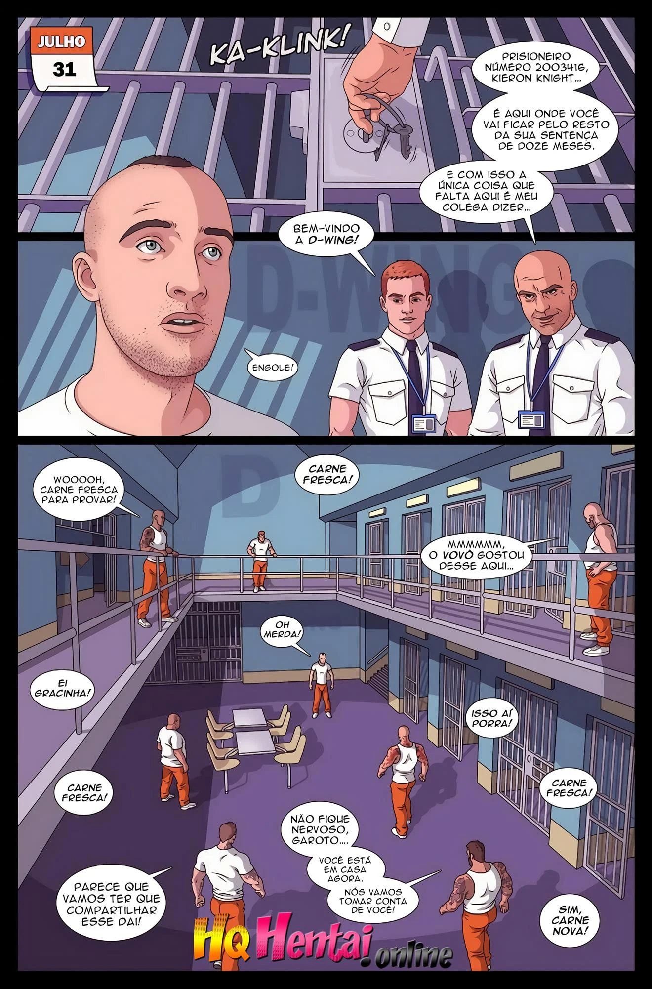 Virando Putinha na Pris&atilde;o &ndash; Gozando Dentro &ndash; Completo e traduzido