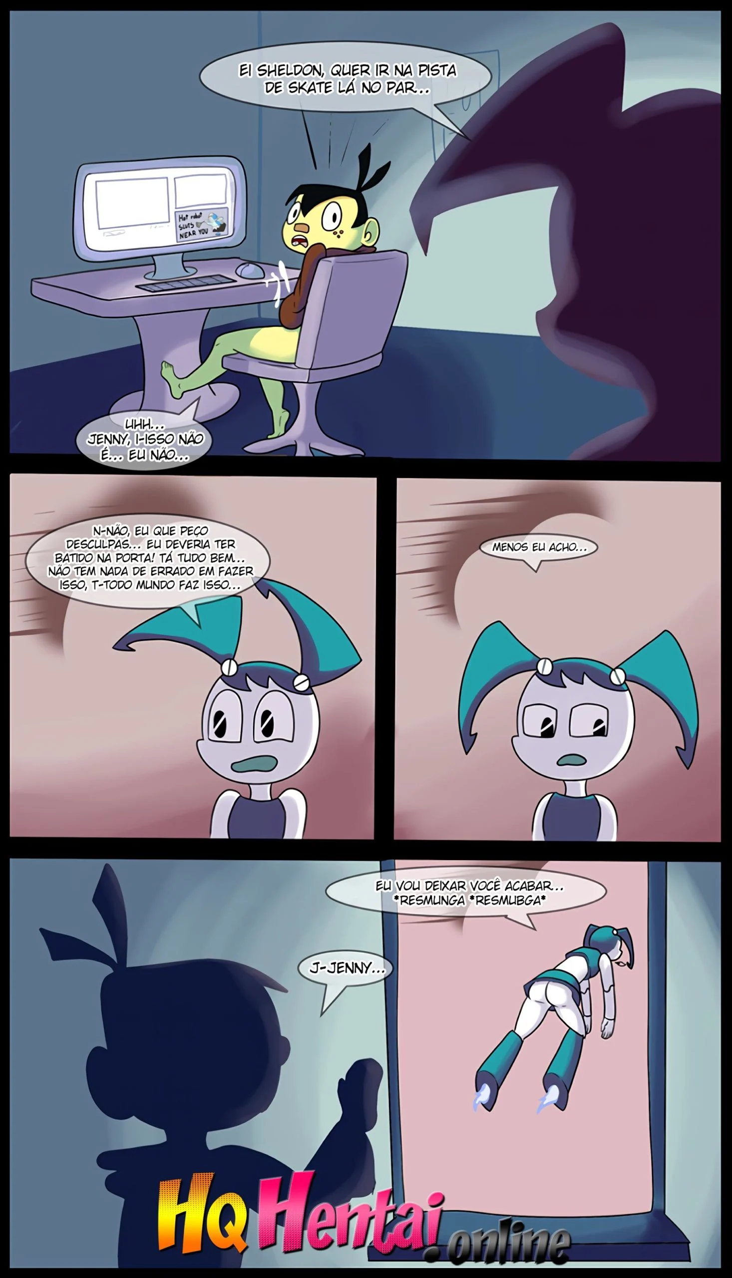 Xj9 A Rob&ocirc; Adolescente Safada &ndash; Gozando Dentro &ndash; Sem Censura