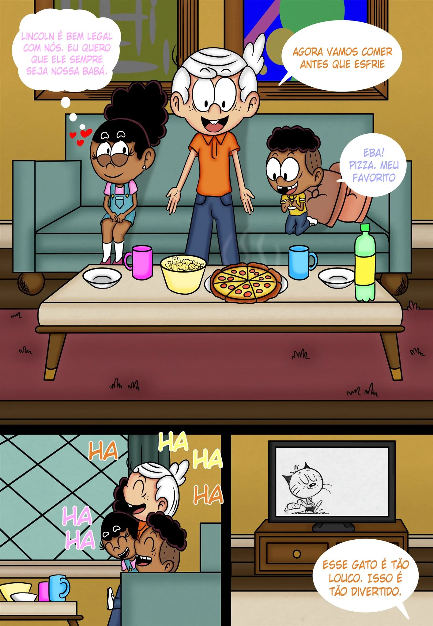 A Babá Safada do Lincoln - Hentai em HQ Brasileiro