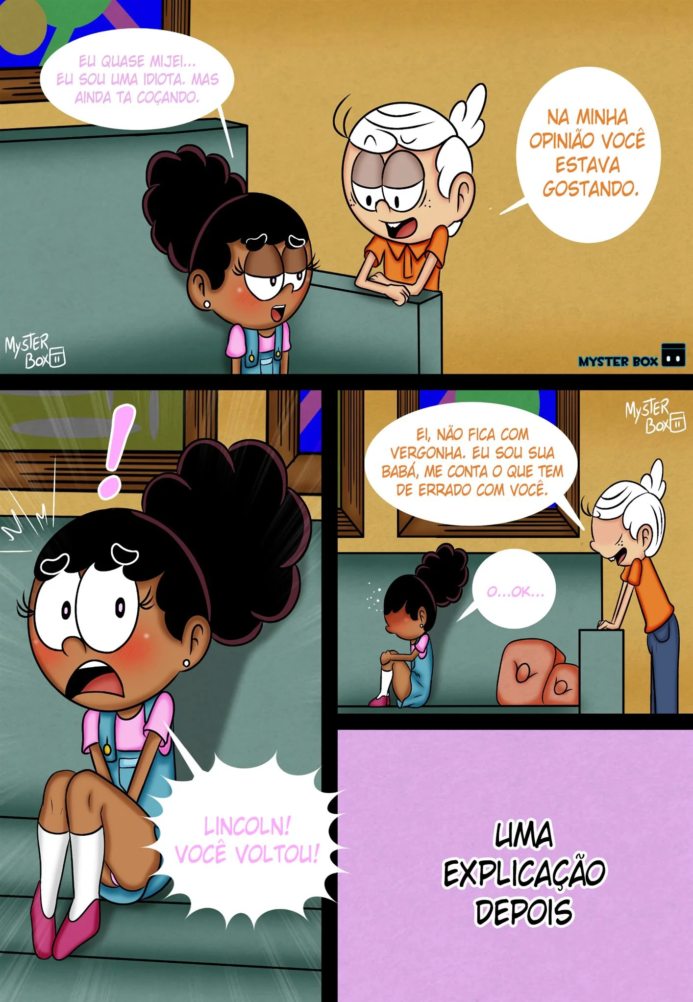 A Babá Safada do Lincoln - Hentai em HQ Brasileiro