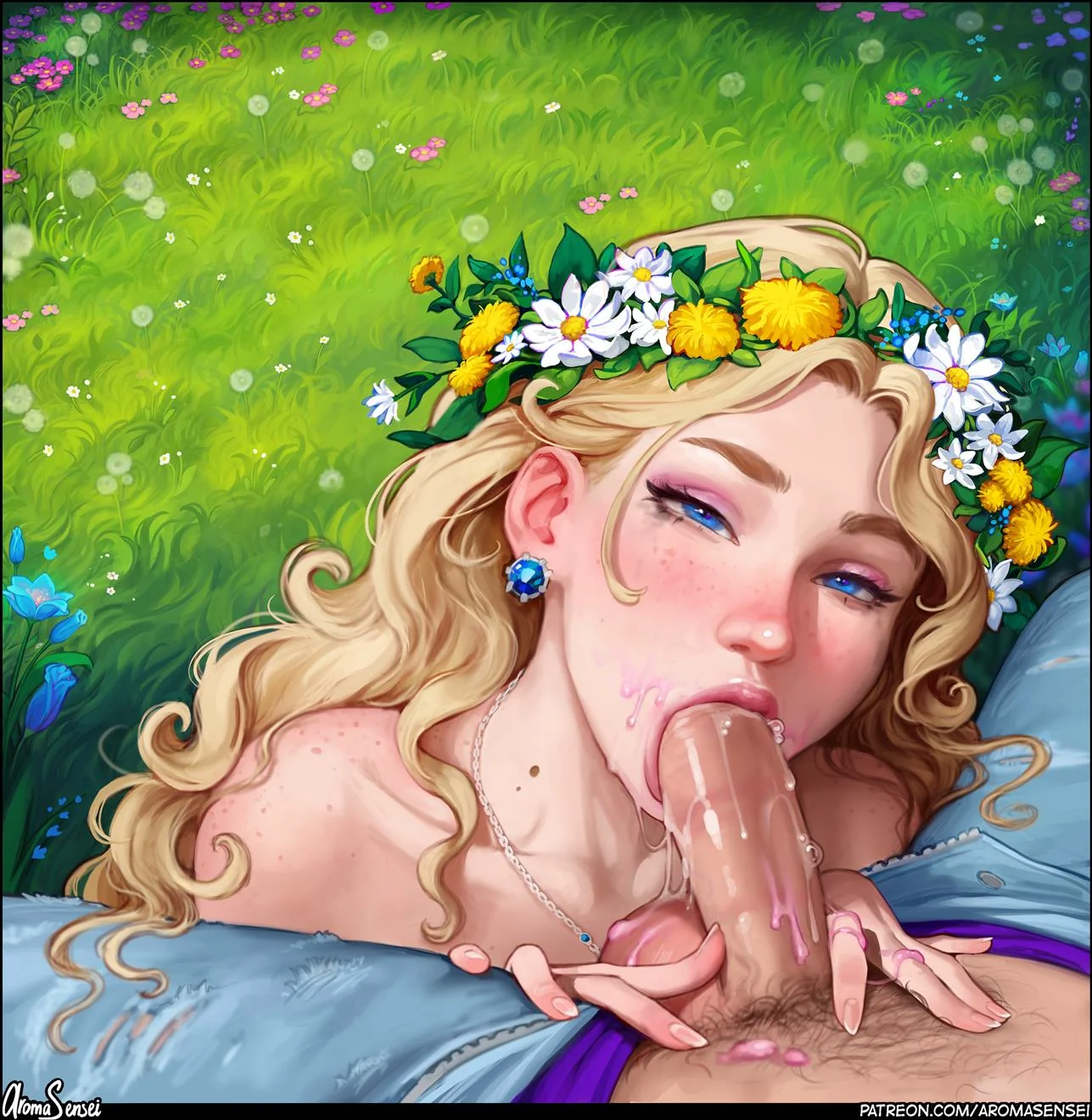 A Dança da Flores da Piranha Haley em Hentai HQ Brasileiro