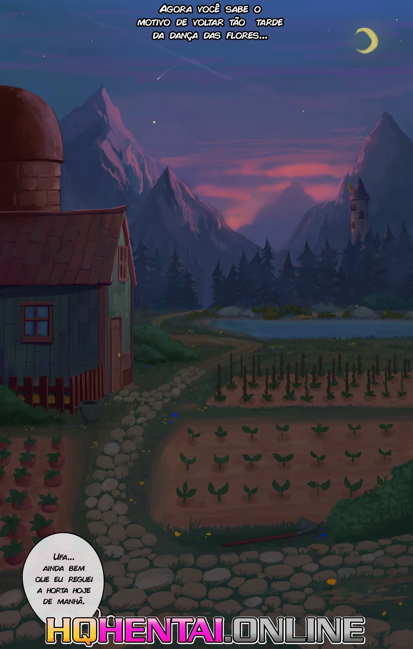 A Dança da Flores da Piranha Haley em Hentai HQ Brasileiro