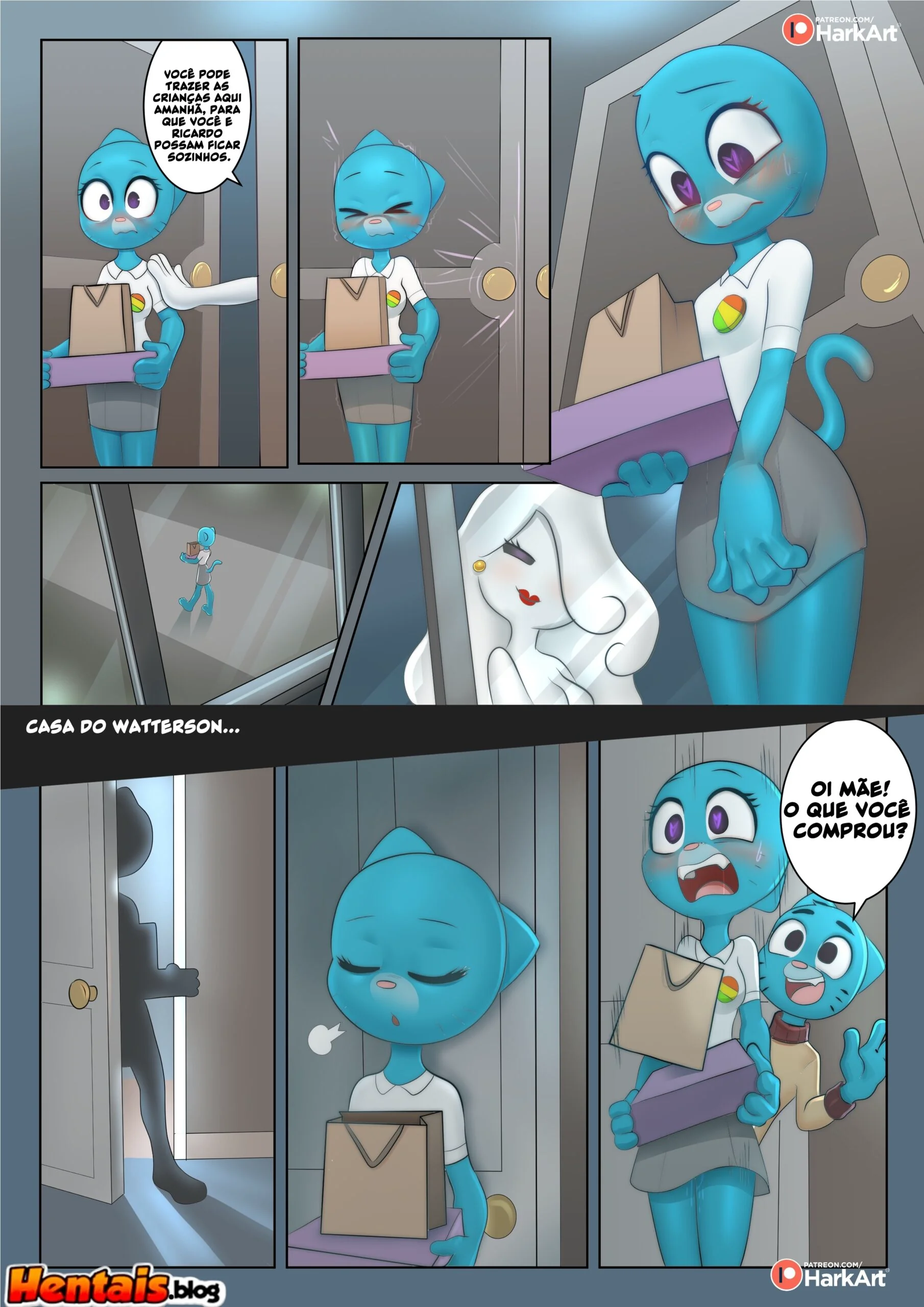 A Incrível Surpresa da Piranha Nicole Watterson - Hentai HQ Brasileiro