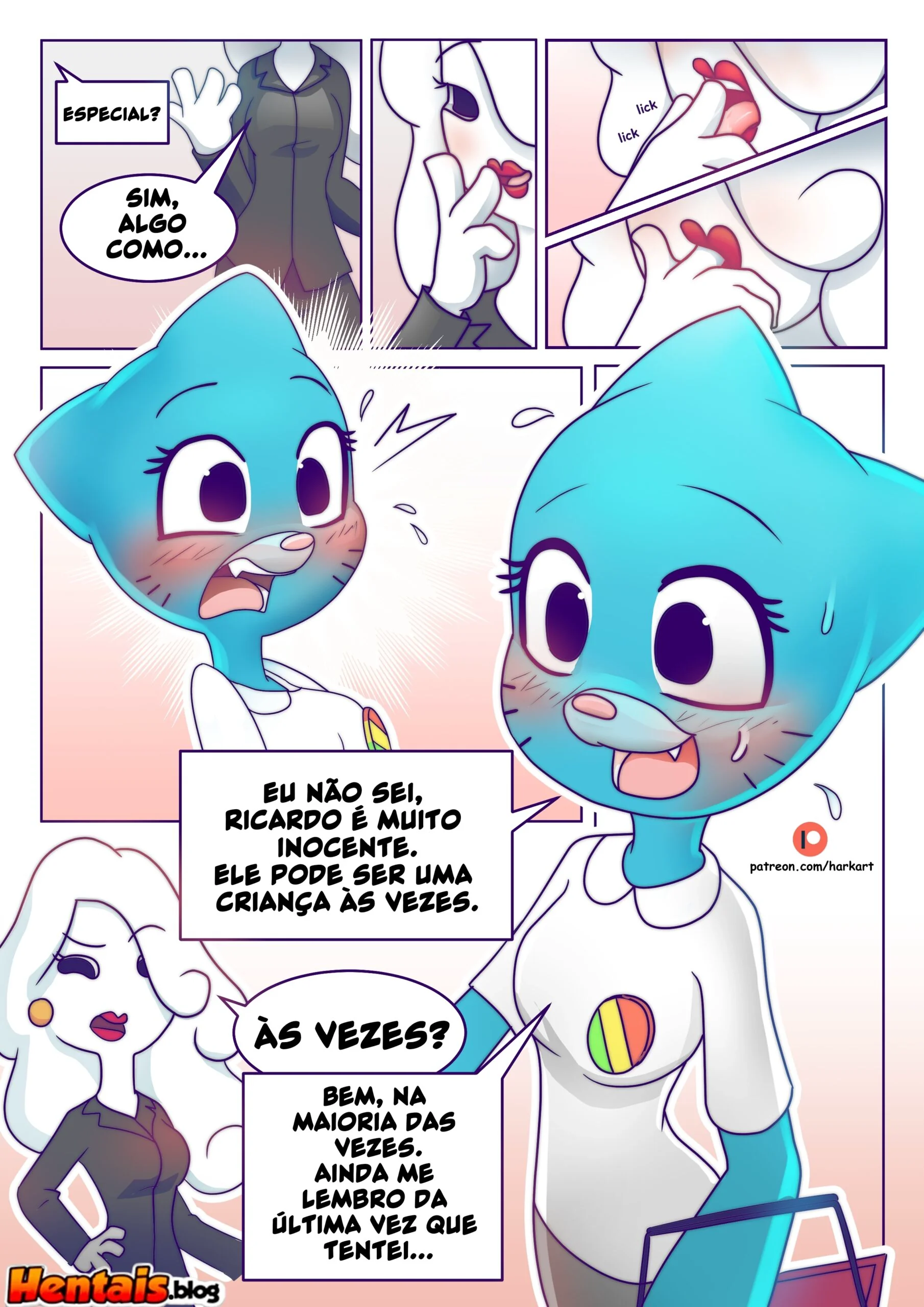 A Incrível Surpresa da Piranha Nicole Watterson - Hentai HQ Brasileiro