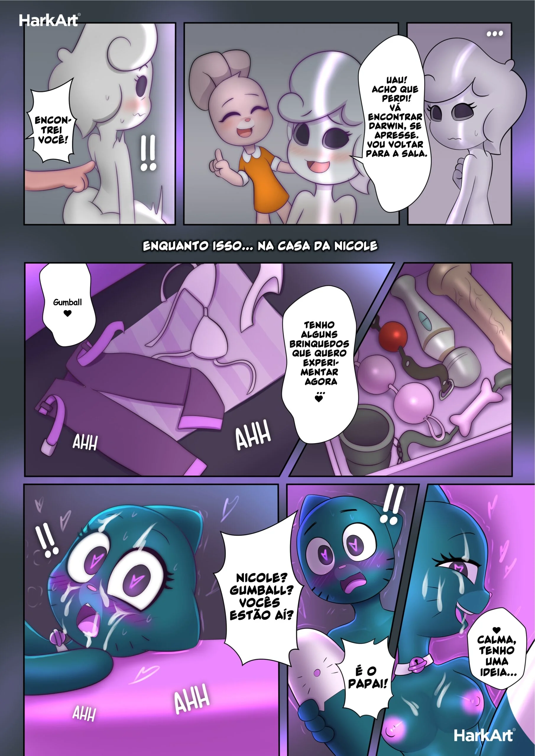 A Incrível Surpresa da Piranha Nicole Watterson - Hentai HQ Brasileiro