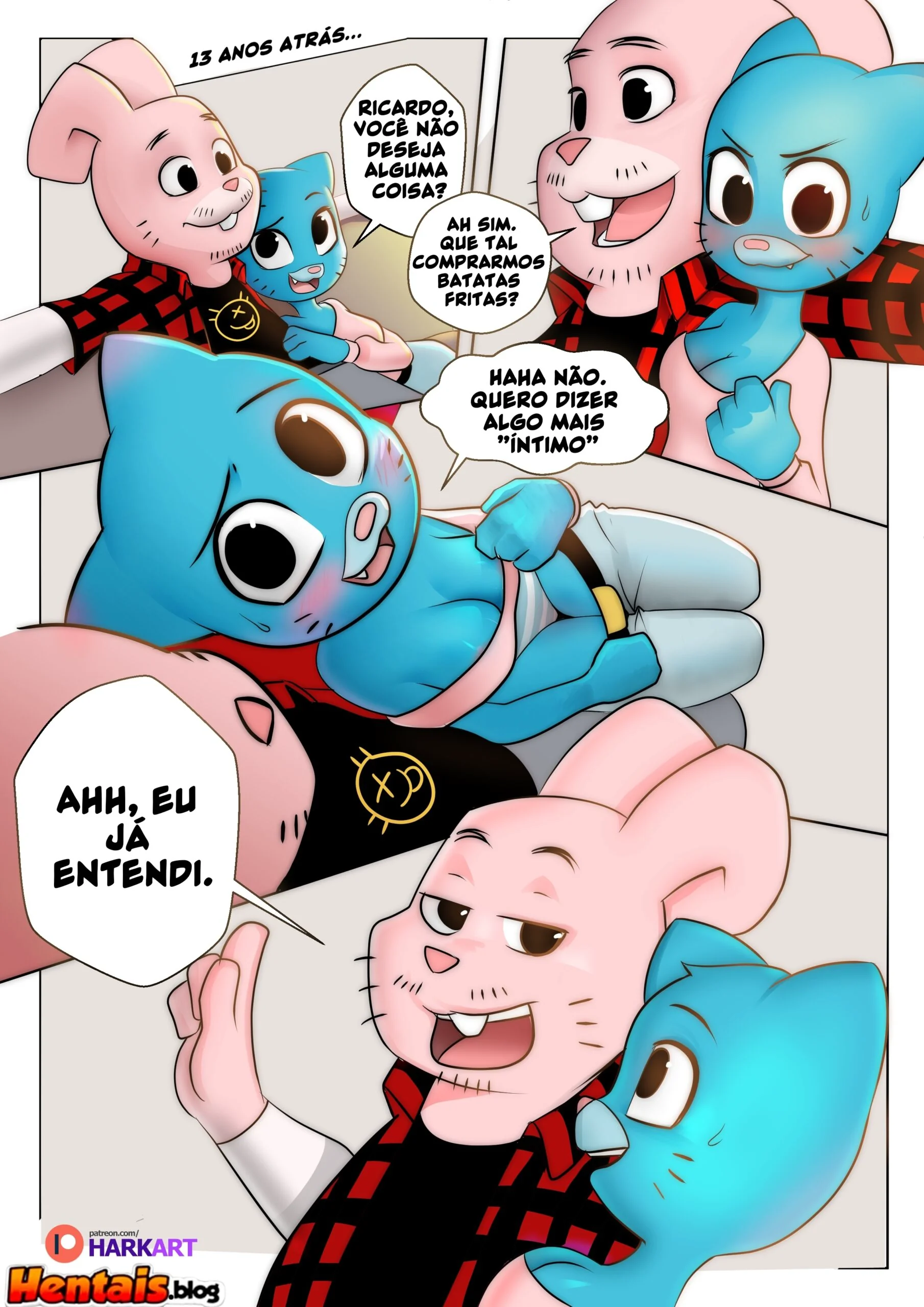 A Incrível Surpresa da Piranha Nicole Watterson - Hentai HQ Brasileiro