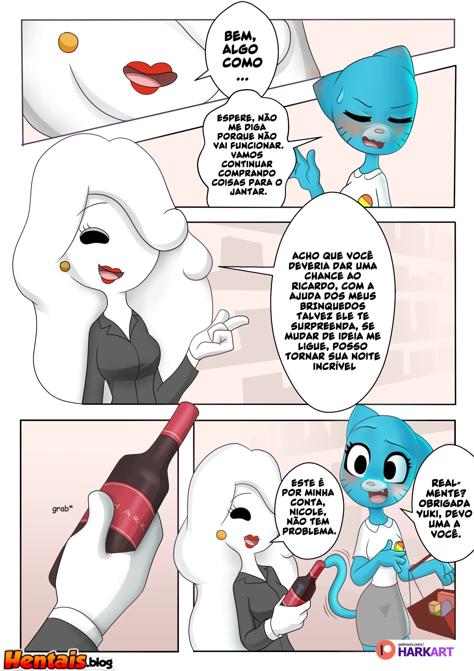 A Incrível Surpresa da Piranha Nicole Watterson - Hentai HQ Brasileiro