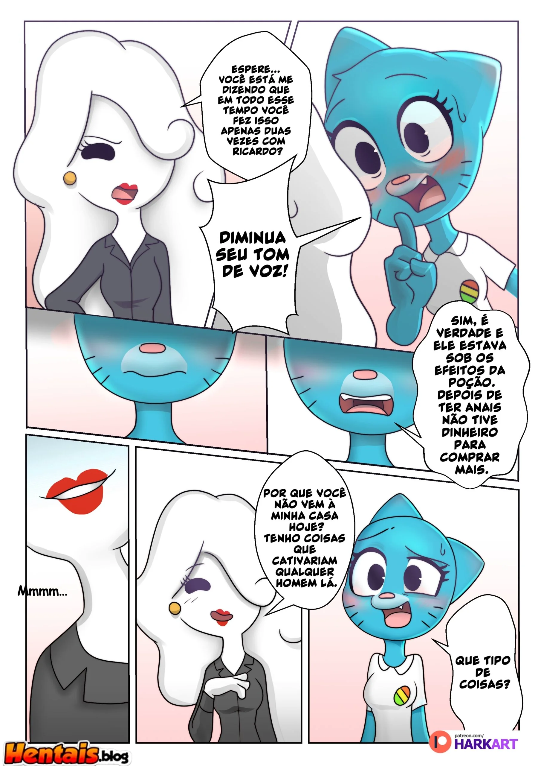 A Incrível Surpresa da Piranha Nicole Watterson - Hentai HQ Brasileiro