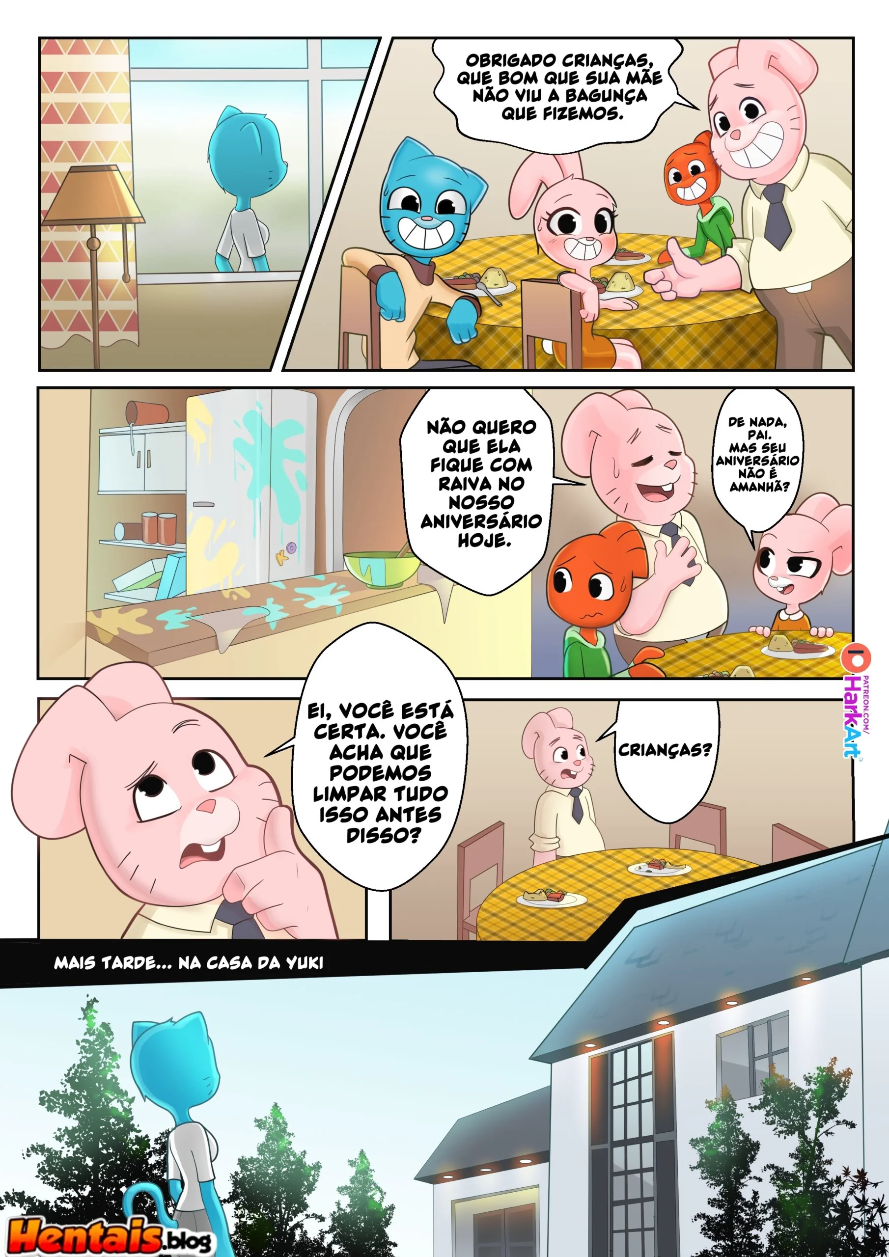 A Incrível Surpresa da Piranha Nicole Watterson - Hentai HQ Brasileiro