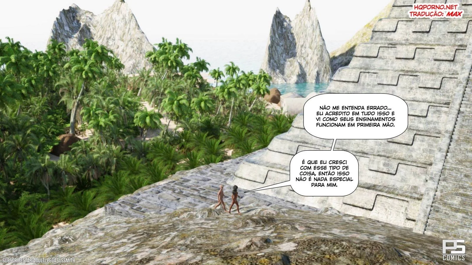 A Jornada de Dylan: Mestre da Ilha e suas Piranhas Safadas - Hentai HQ Brasileiro