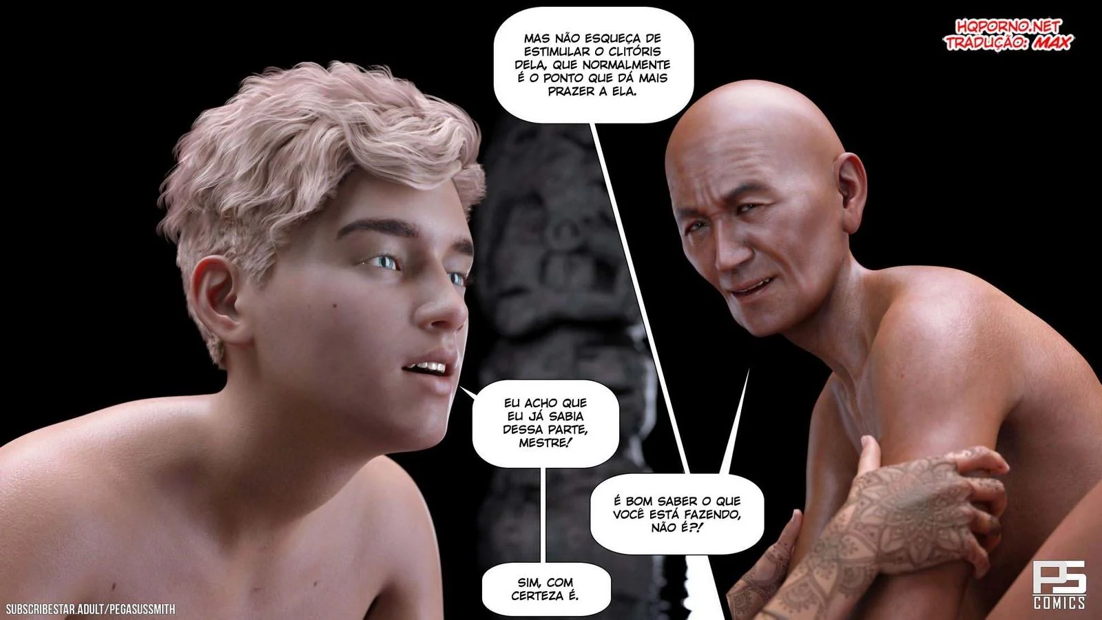 A Jornada de Dylan: Mestre da Ilha e suas Piranhas Safadas - Hentai HQ Brasileiro