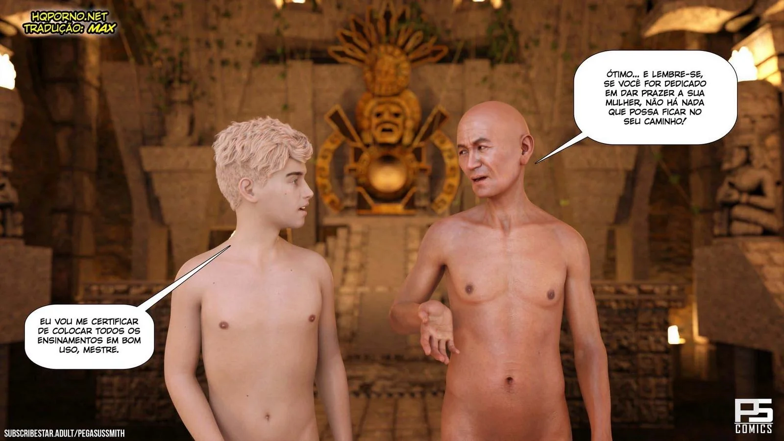 A Jornada de Dylan: Mestre da Ilha e suas Piranhas Safadas - Hentai HQ Brasileiro