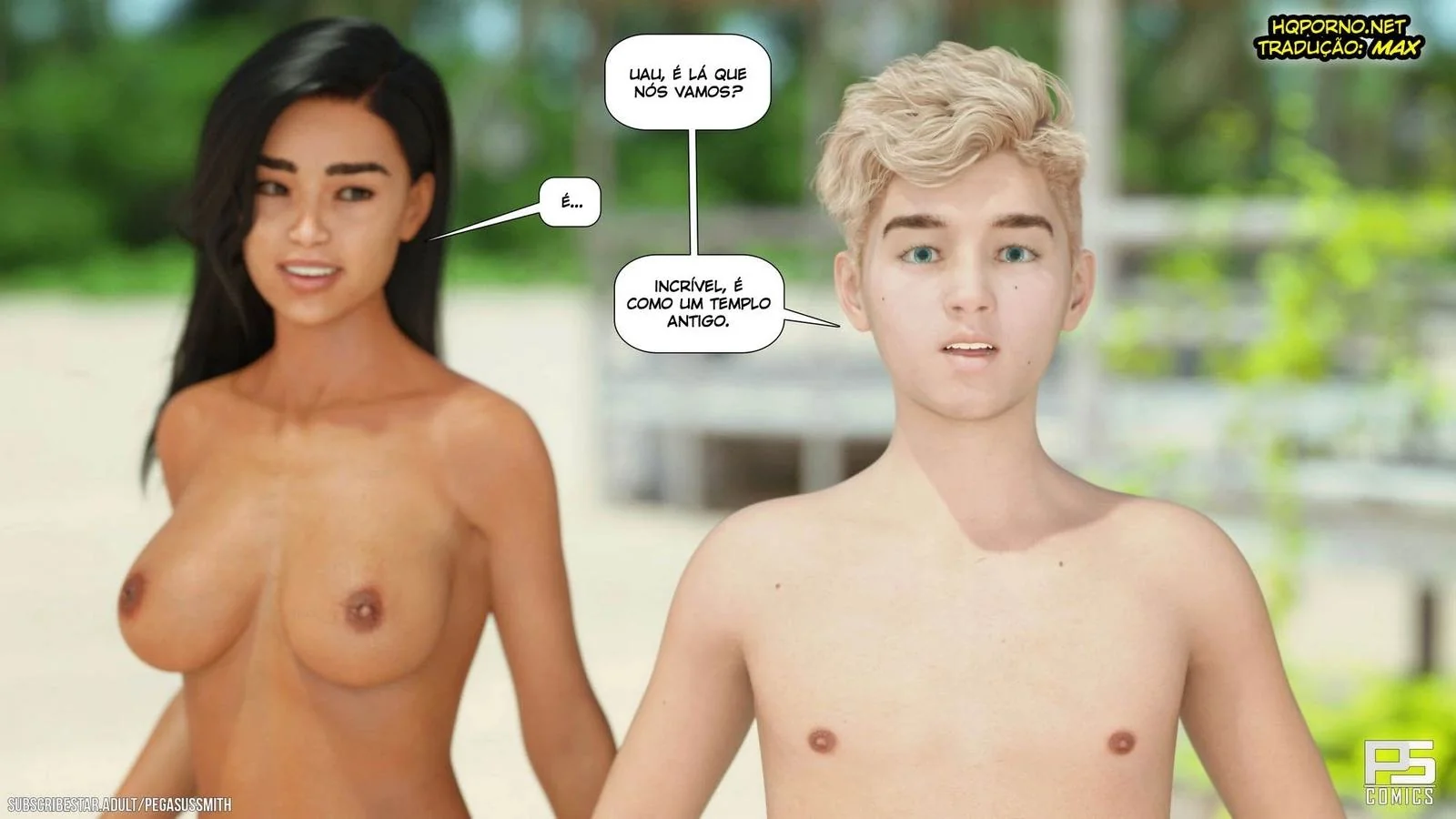 A Jornada de Dylan: Mestre da Ilha e suas Piranhas Safadas - Hentai HQ Brasileiro