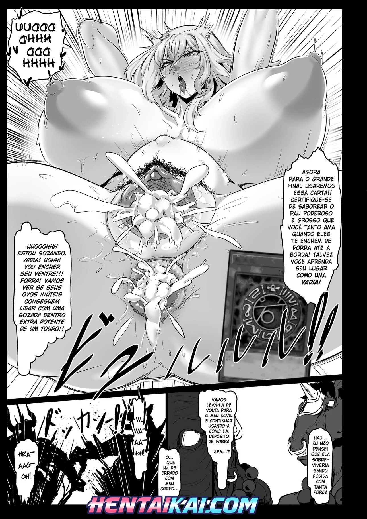 A Mística Silenciosa e os Monstros da Buceta Sinistra em Hentai HQ Brasileiro