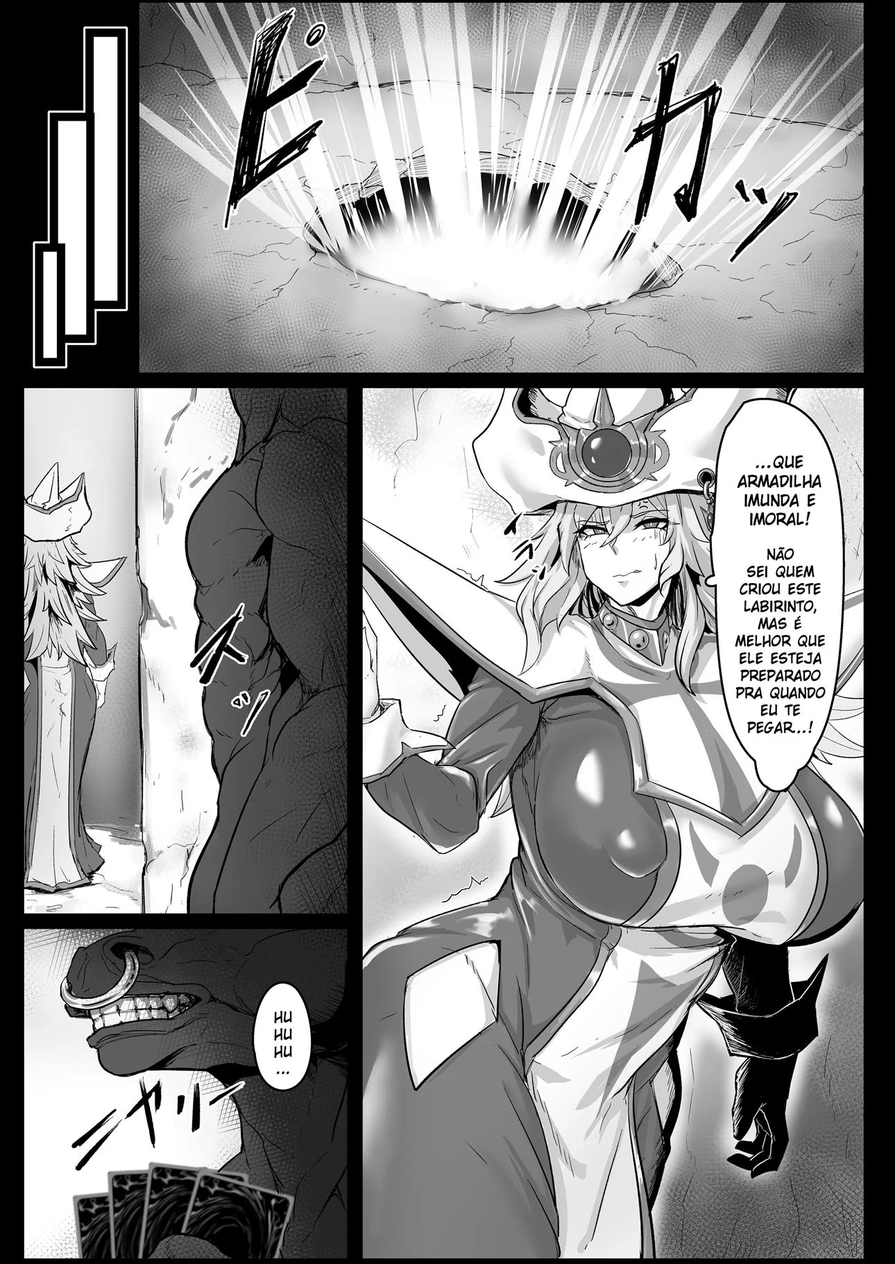 A Mística Silenciosa e os Monstros da Buceta Sinistra em Hentai HQ Brasileiro