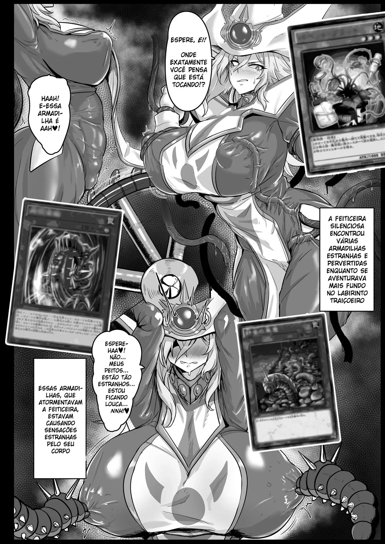 A Mística Silenciosa e os Monstros da Buceta Sinistra em Hentai HQ Brasileiro