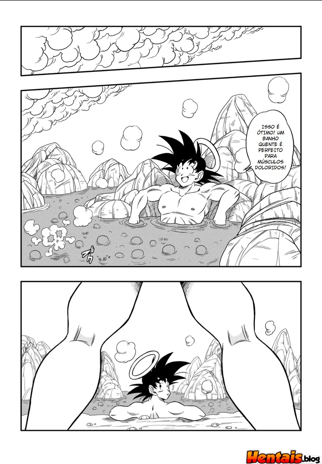 A Pica da Princesa Serpente na Buceta da Princesa Son Goku em Dragon Ball Porno - Em Hentai HQ Brasileiro