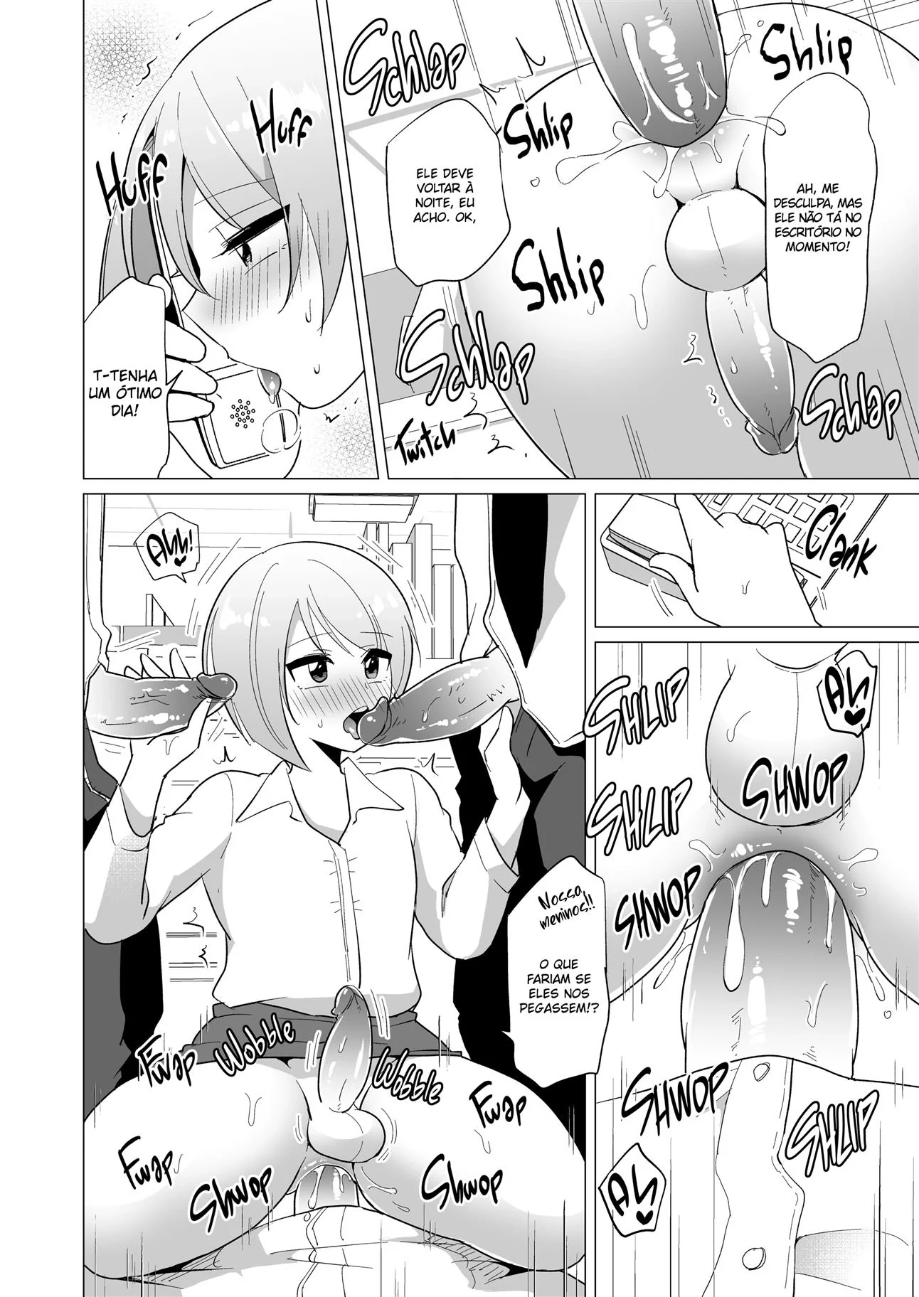 A Piranha da Secretária Mira - Explorando Todas as Suas Habilidades em Hentai HQ