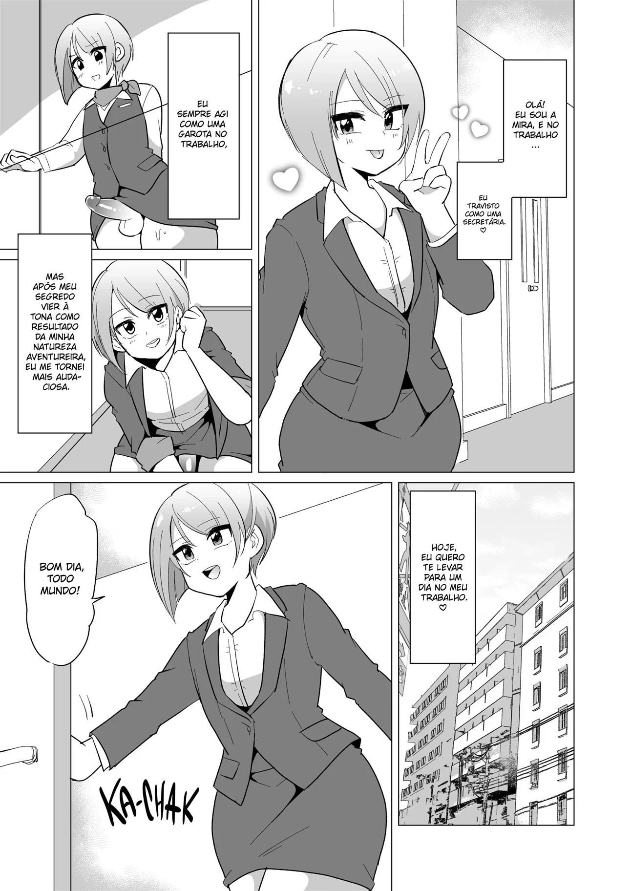 A Piranha da Secretária Mira - Explorando Todas as Suas Habilidades em Hentai HQ