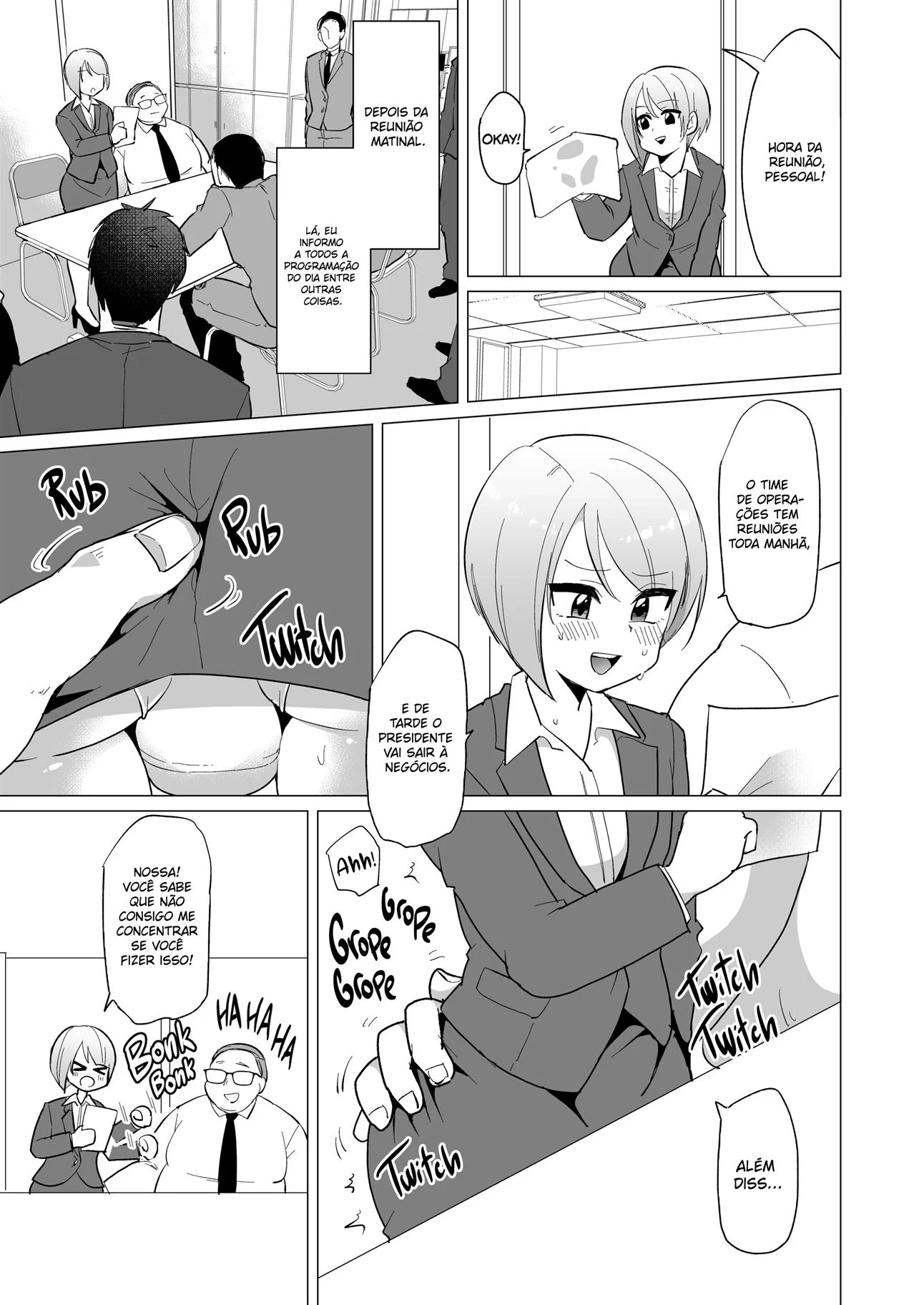 A Piranha da Secretária Mira - Explorando Todas as Suas Habilidades em Hentai HQ