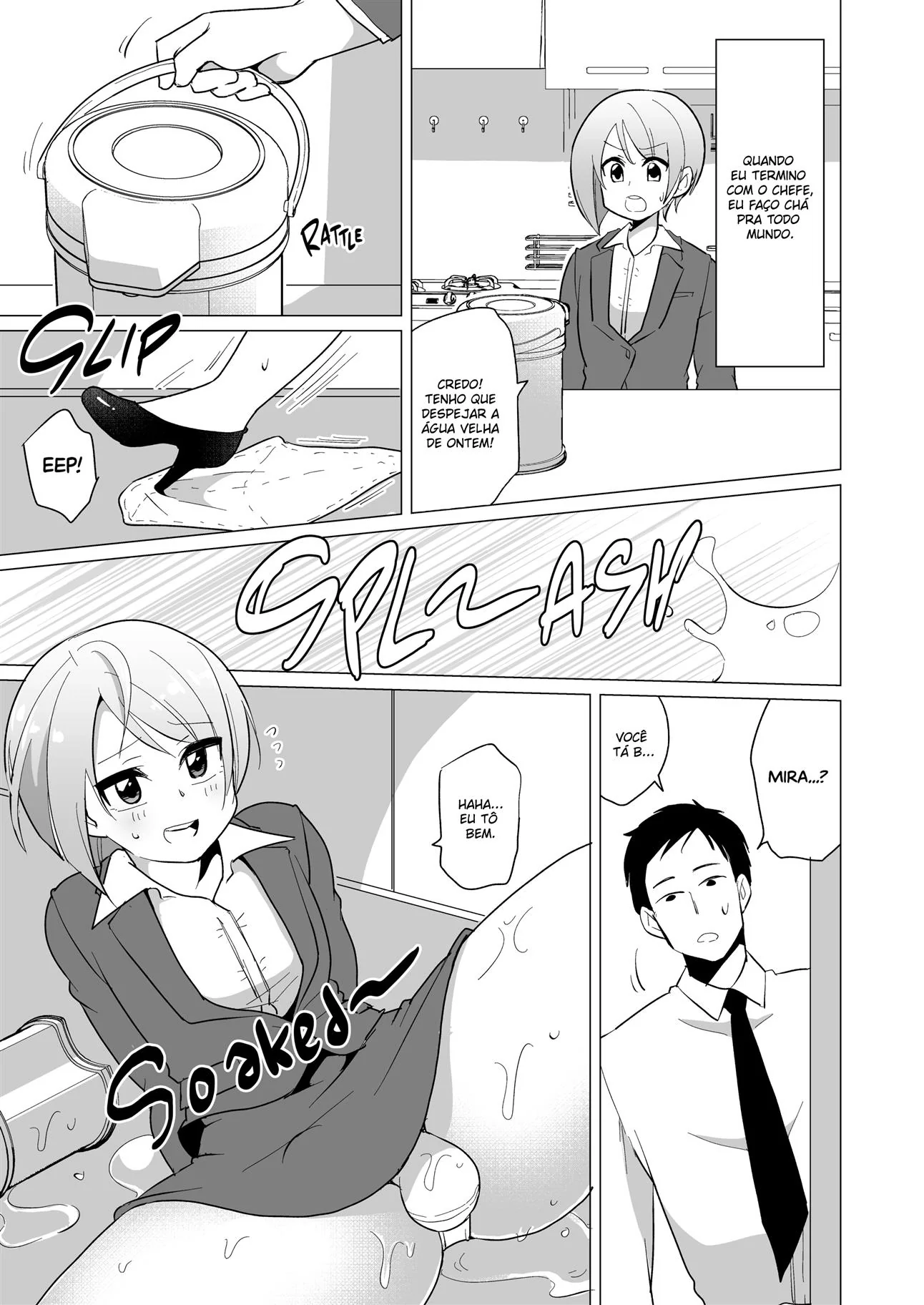 A Piranha da Secretária Mira - Explorando Todas as Suas Habilidades em Hentai HQ