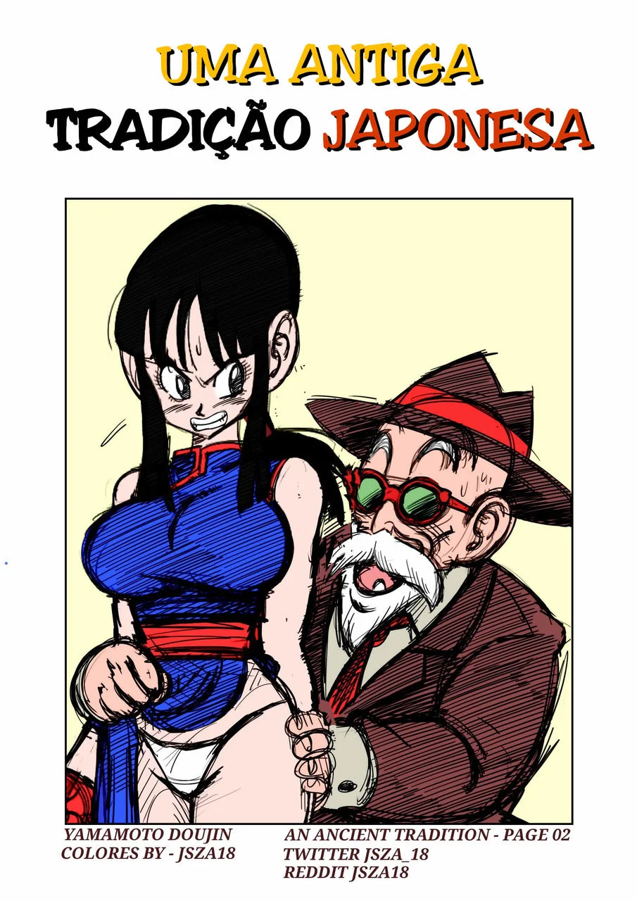 A Piranha de Goku: Chi Chi Recebendo o Pau do Mestre Kame na Buceta em Hentai Brasileiro