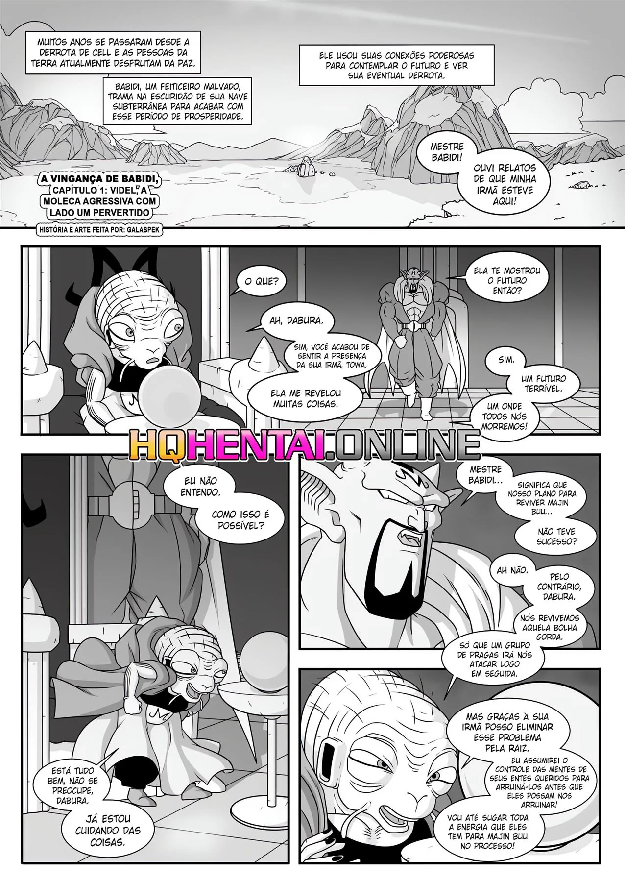 A Piranha Possuída - Videl Dominada Pela Rola do Babidi em Hentai HQ Brasileiro