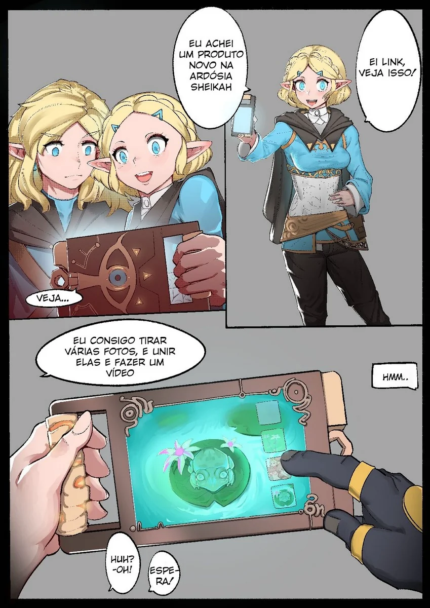 A Princesa Zelda e o Novo Funcionário Necessitado - Hentai HQ de Sexo em HQ Brasileiro
