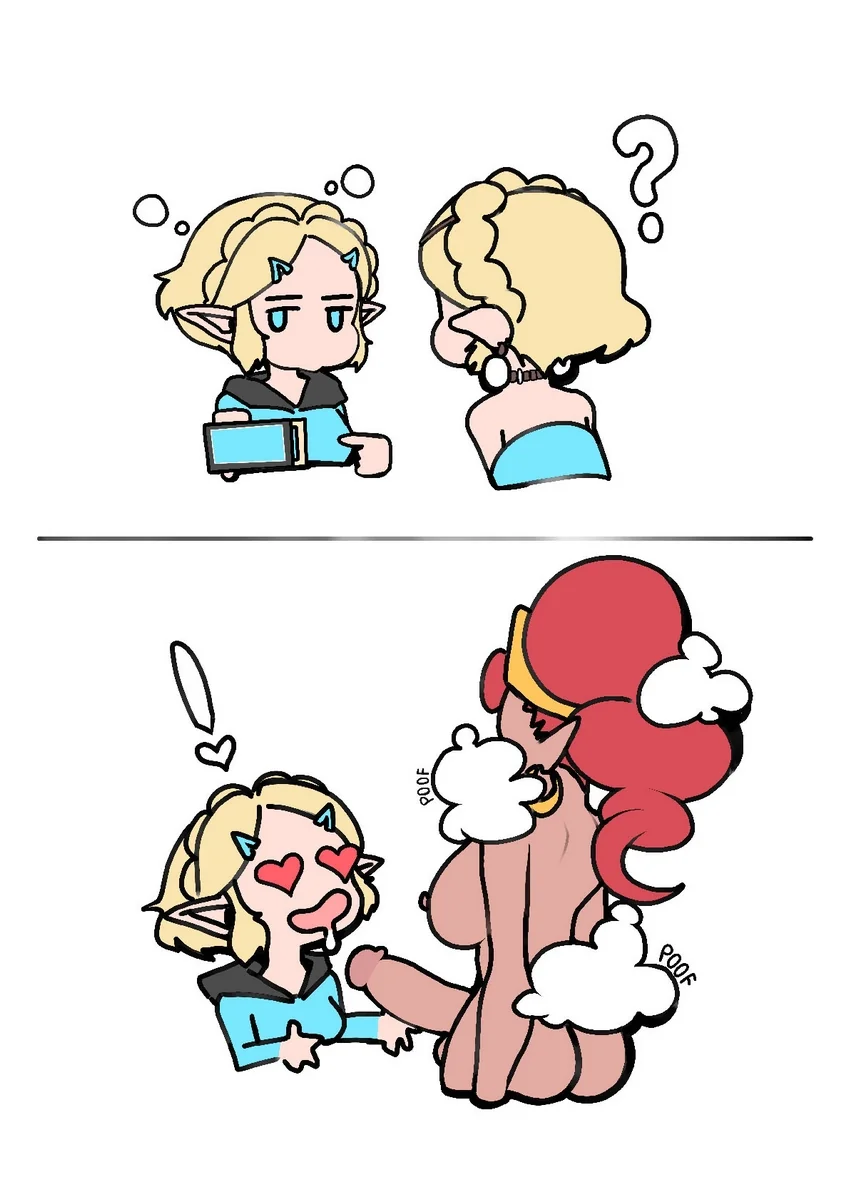 A Princesa Zelda e o Novo Funcionário Necessitado - Hentai HQ de Sexo em HQ Brasileiro