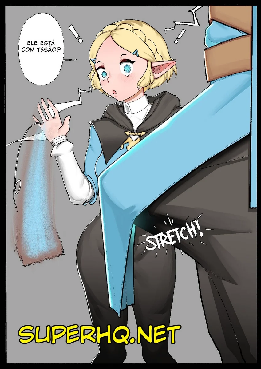 A Princesa Zelda e o Novo Funcionário Necessitado - Hentai HQ de Sexo em HQ Brasileiro