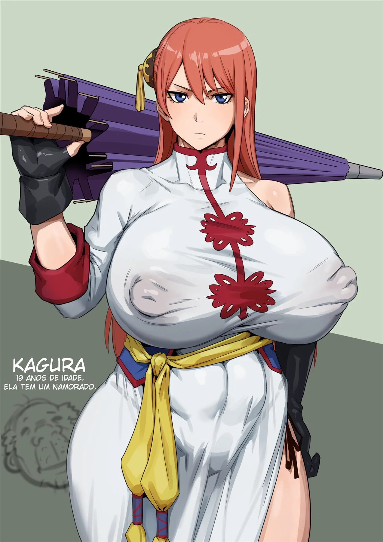 A puta dos peitões turbinados: Kagura, a safada gostosa do Kabuki - Hentai HQ Brasil