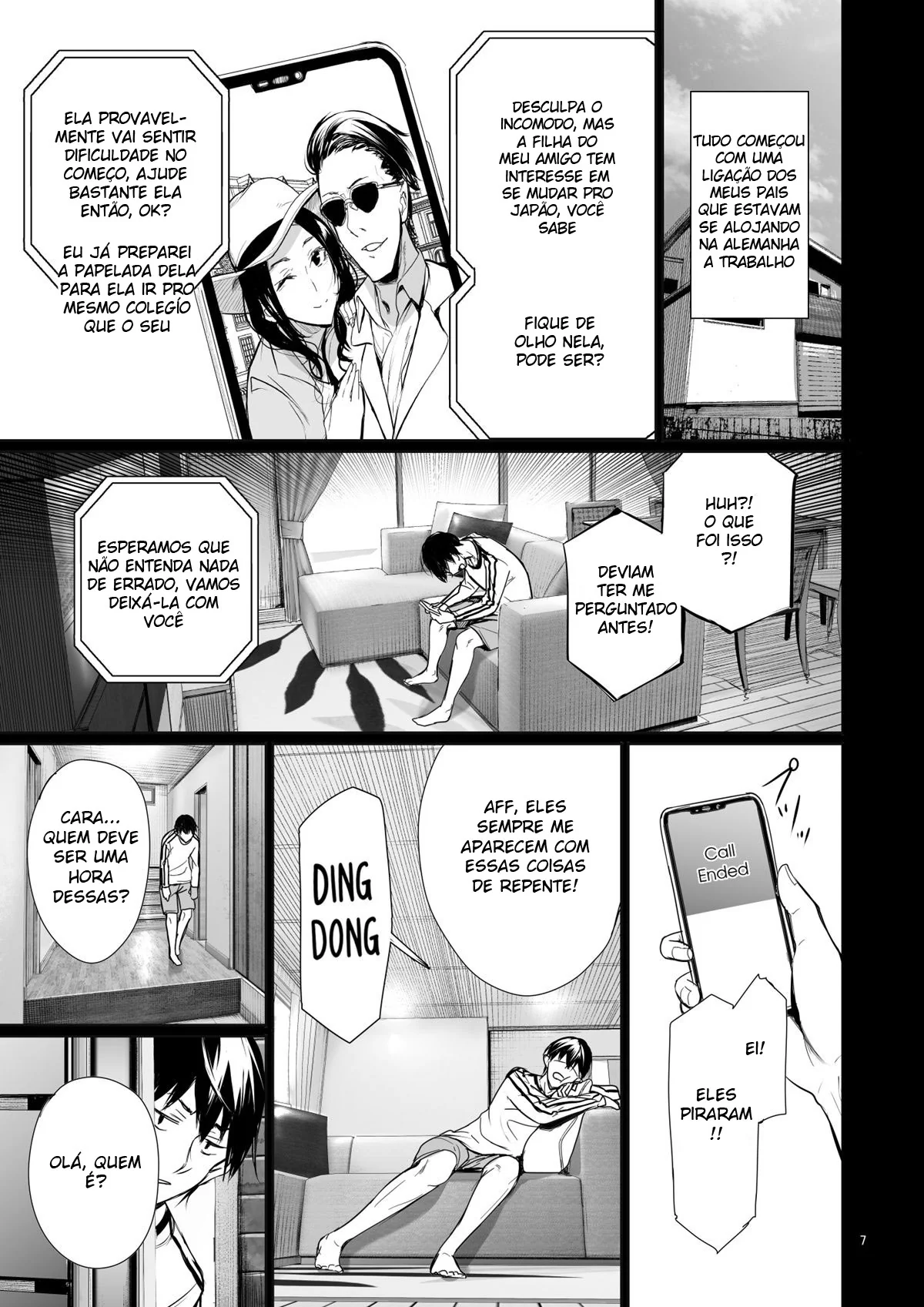 A Safadinha da Nininho Espiando a Buceta da Piranha Shayane em Hentai HQ Brasileiro!