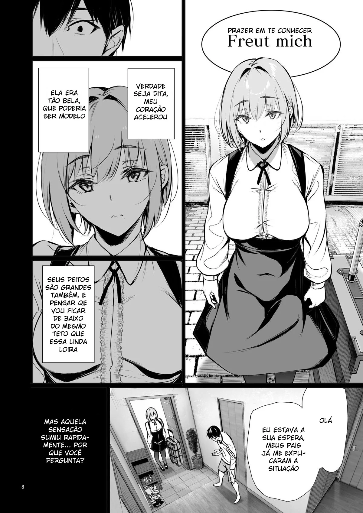 A Safadinha da Nininho Espiando a Buceta da Piranha Shayane em Hentai HQ Brasileiro!