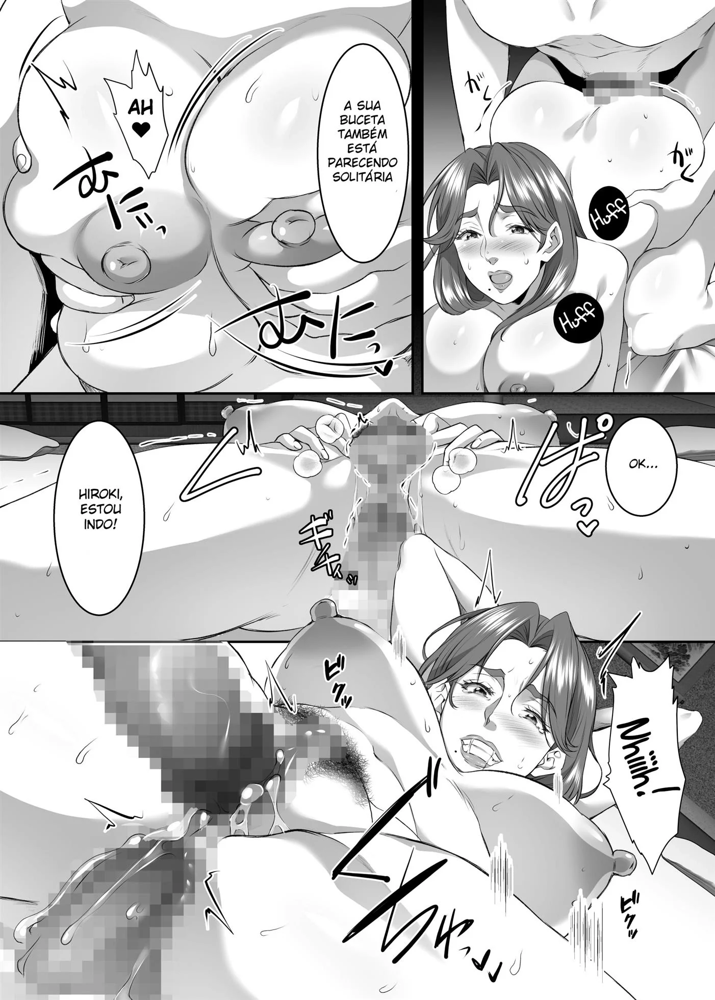 A Secretária Piranha e a Piroca do Almirante em Hentai HQ Brasileiro